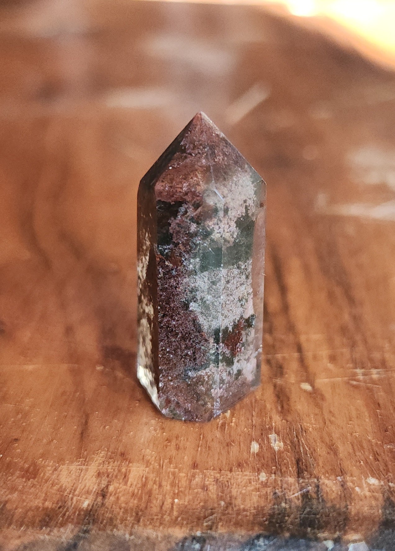 Lodolite Point AAA Garden Quartz