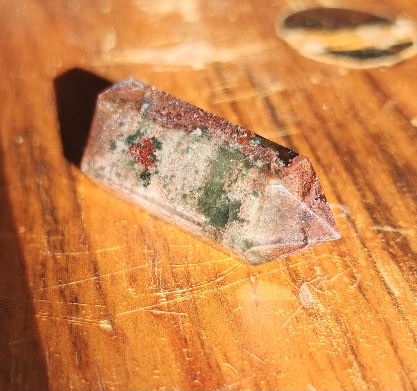 Lodolite Point AAA Garden Quartz