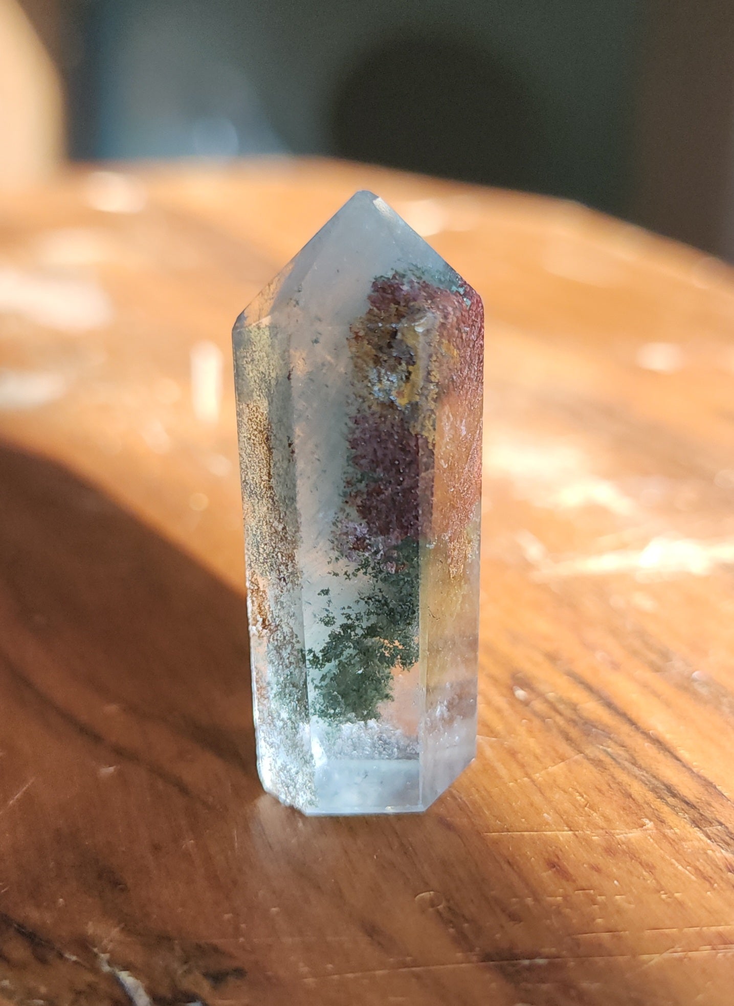 Lodolite Point AAA Garden Quartz