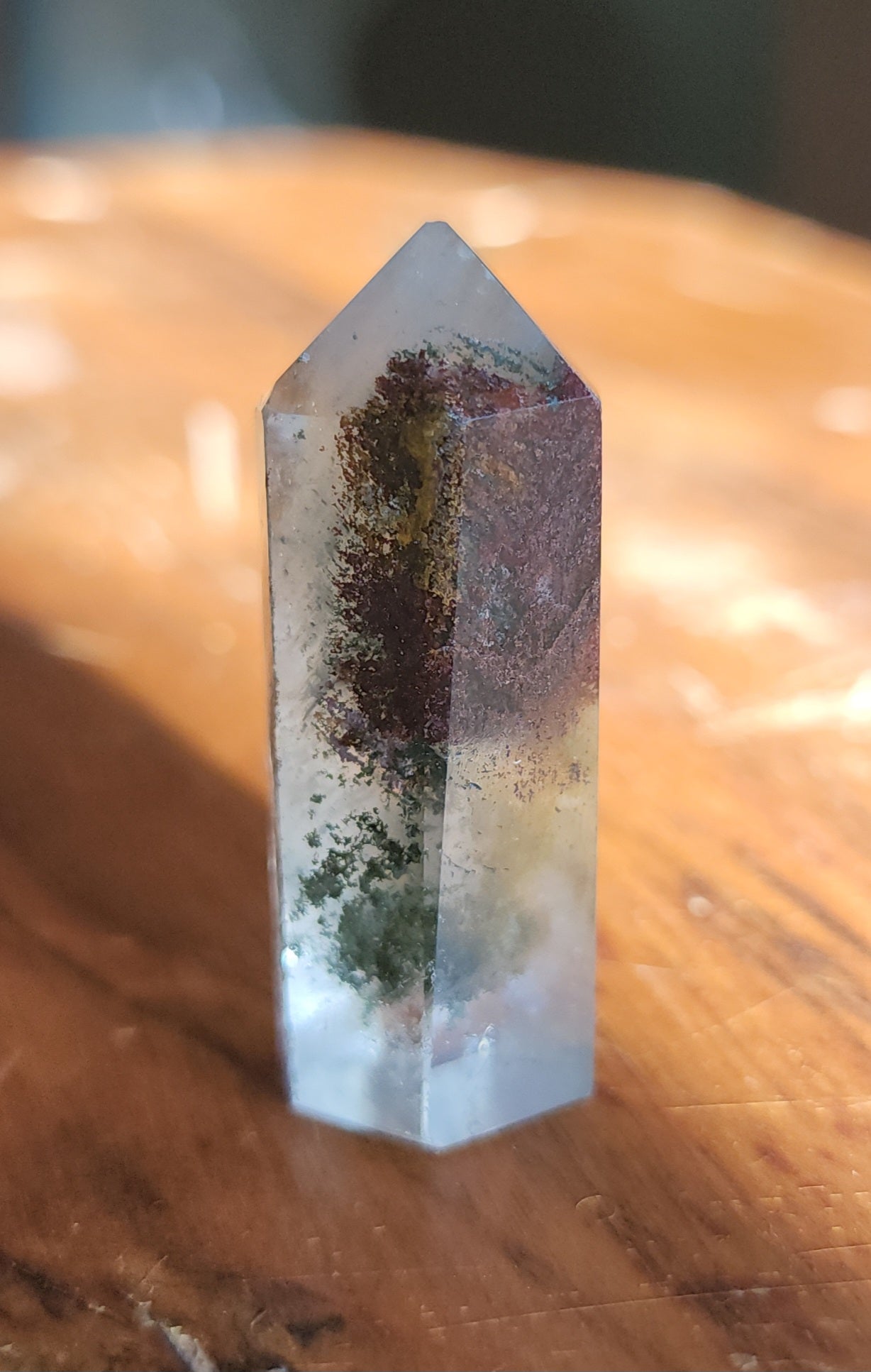 Lodolite Point AAA Garden Quartz