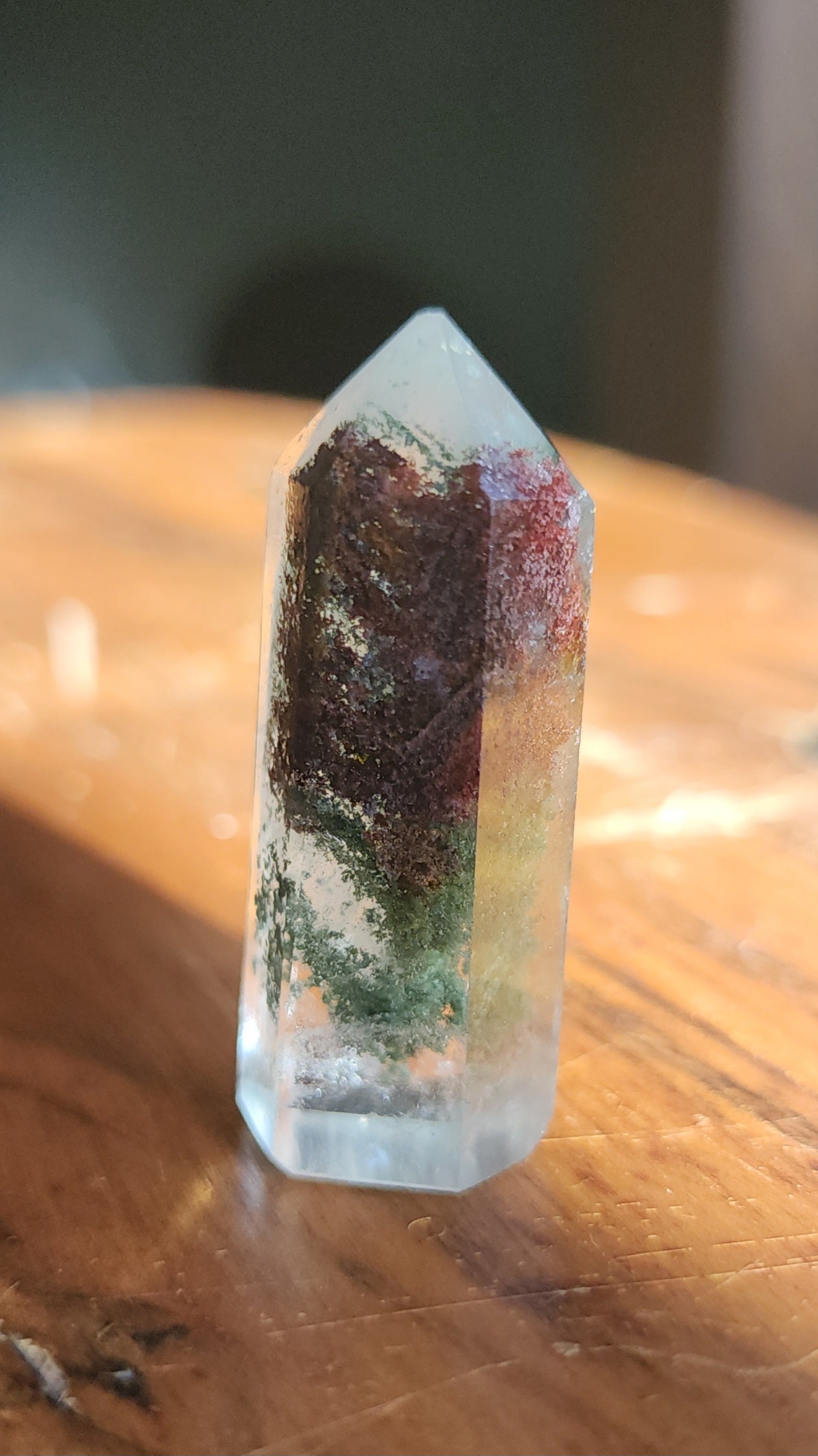 Lodolite Point AAA Garden Quartz