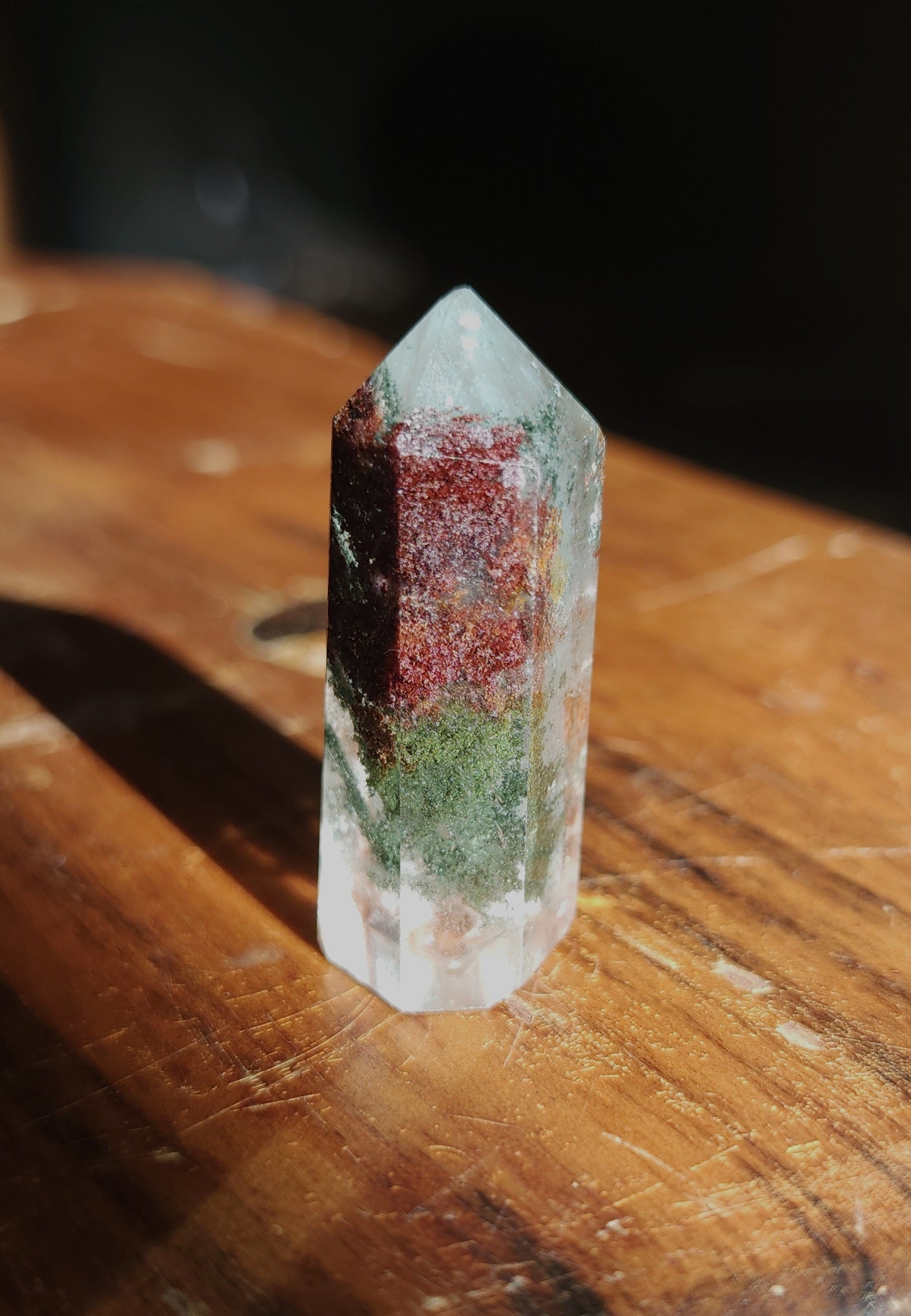 Lodolite Point AAA Garden Quartz