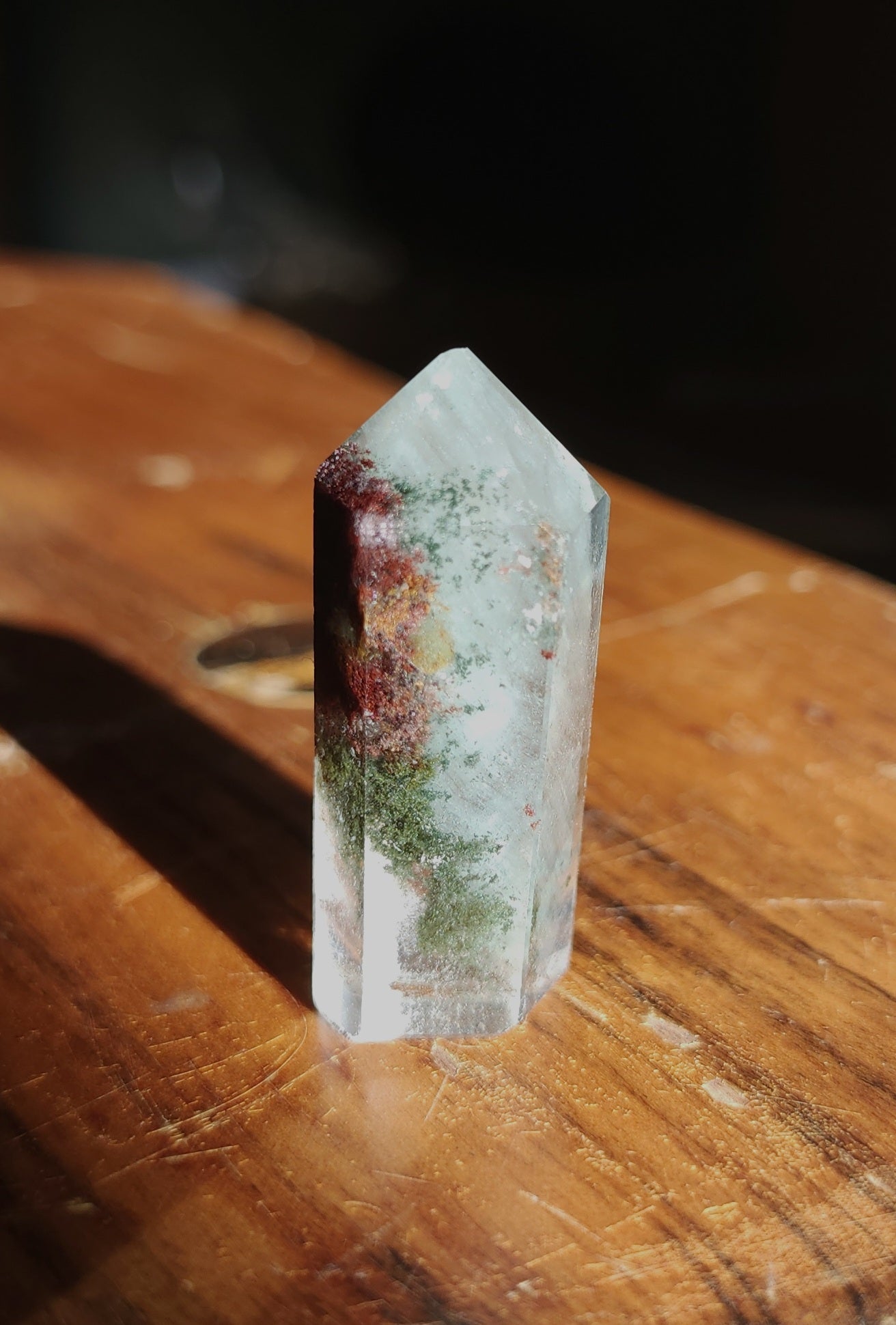 Lodolite Point AAA Garden Quartz