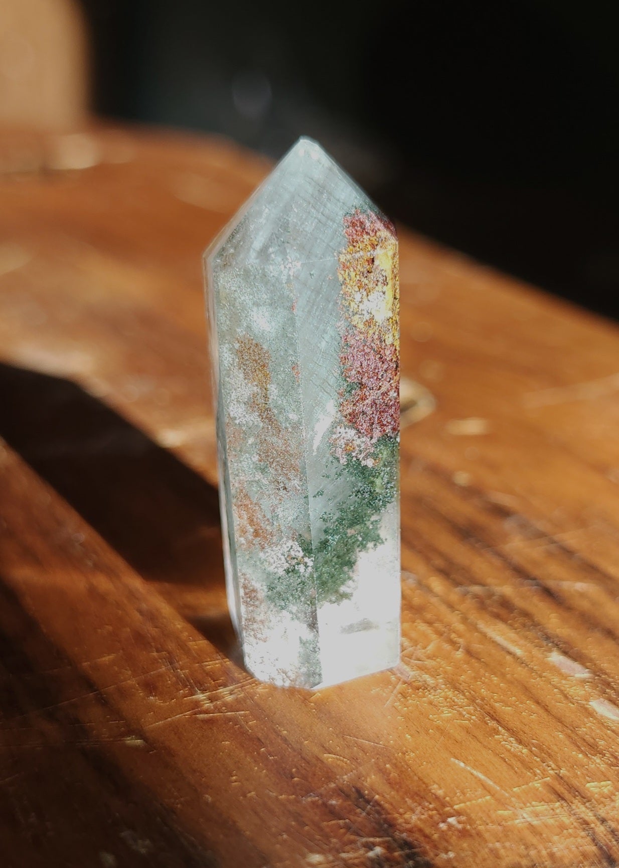 Lodolite Point AAA Garden Quartz