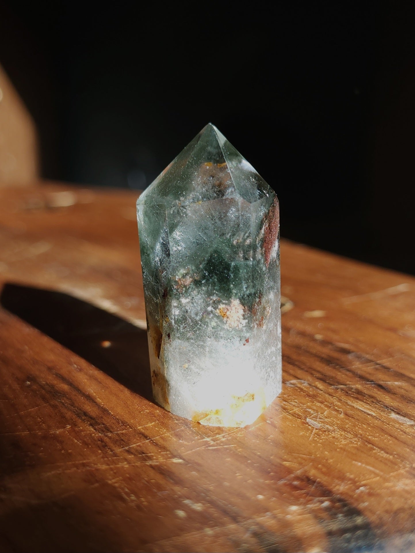 Lodolite Point AAA Garden Quartz