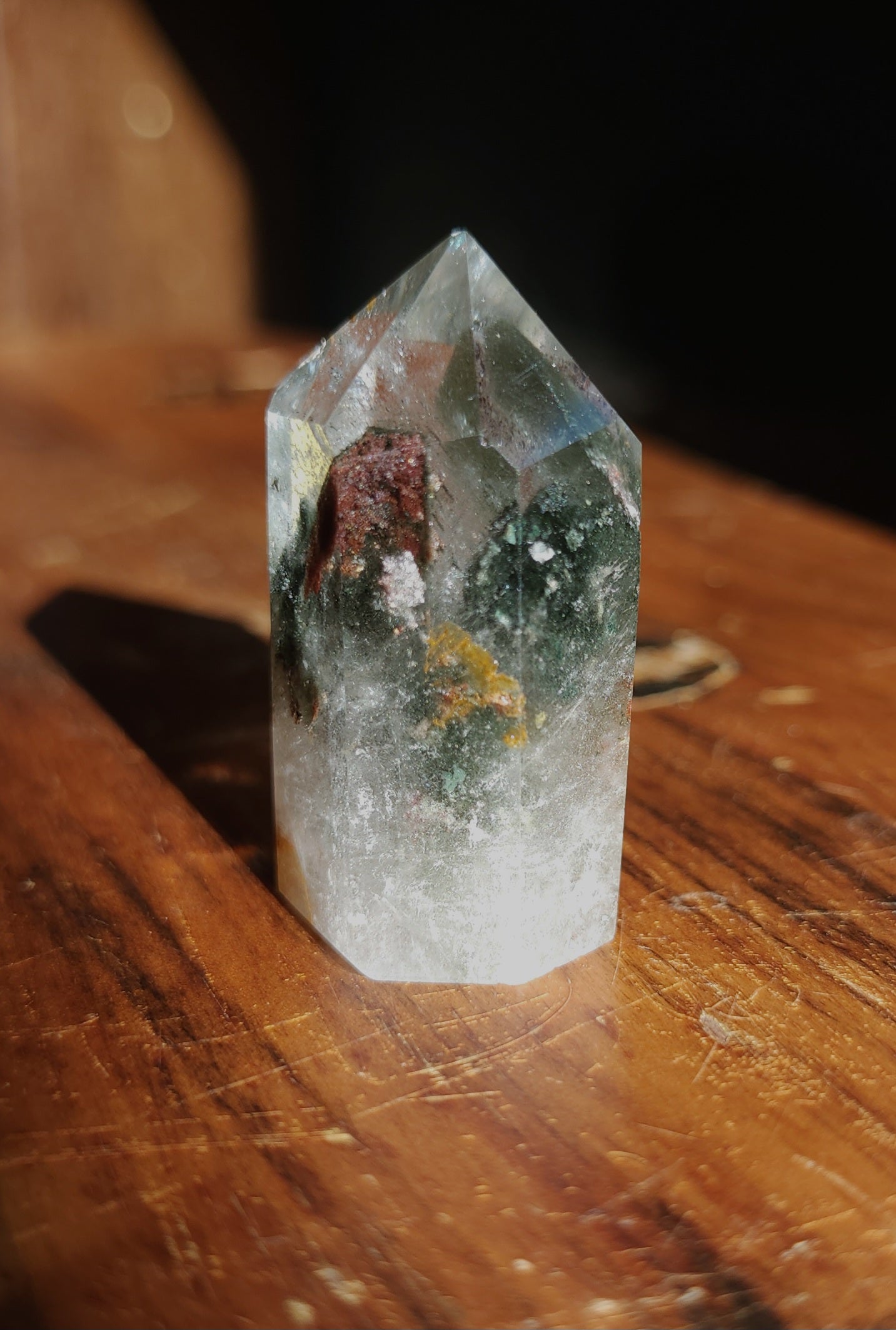 Lodolite Point AAA Garden Quartz