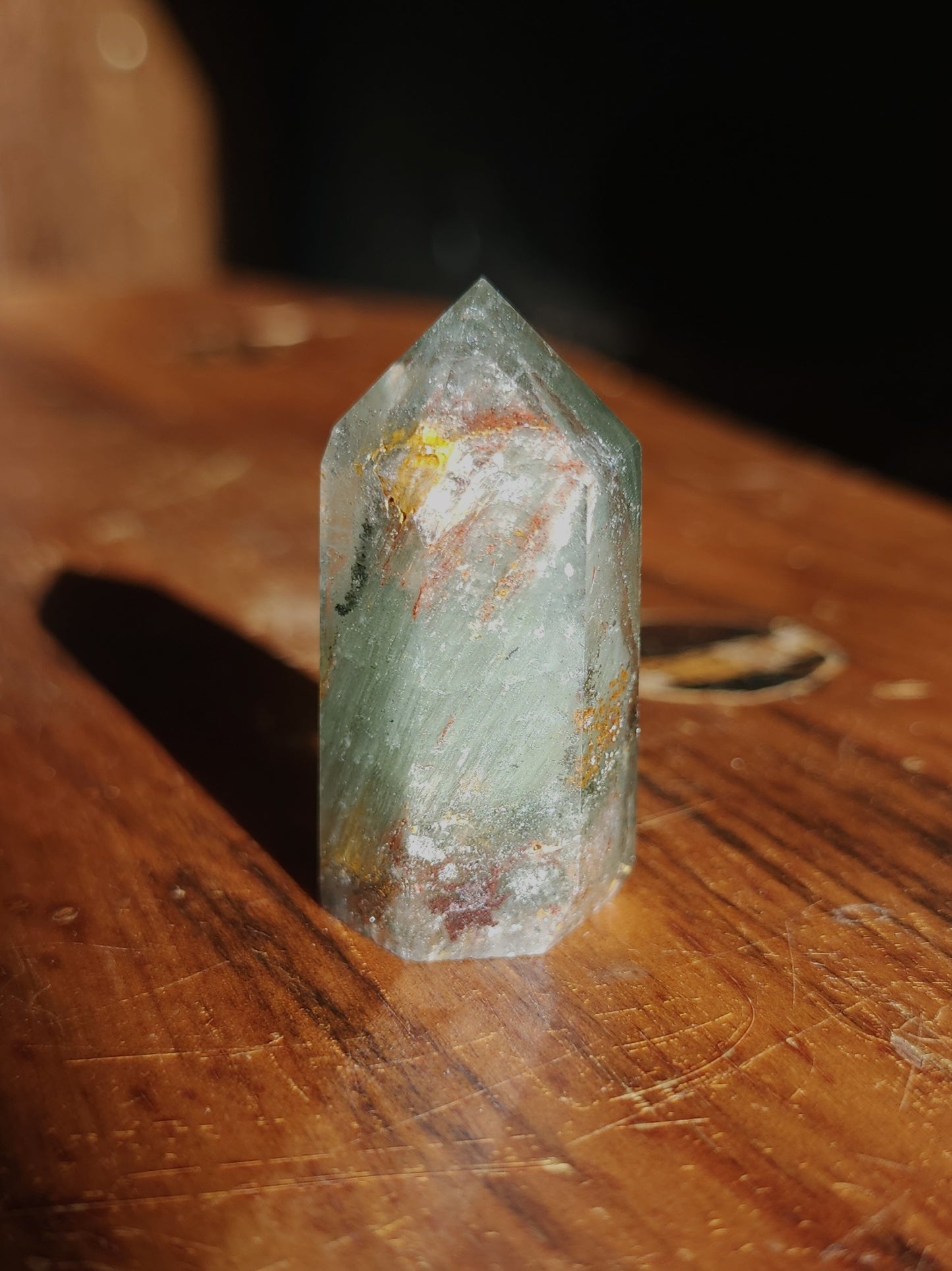 Lodolite Point AAA Garden Quartz