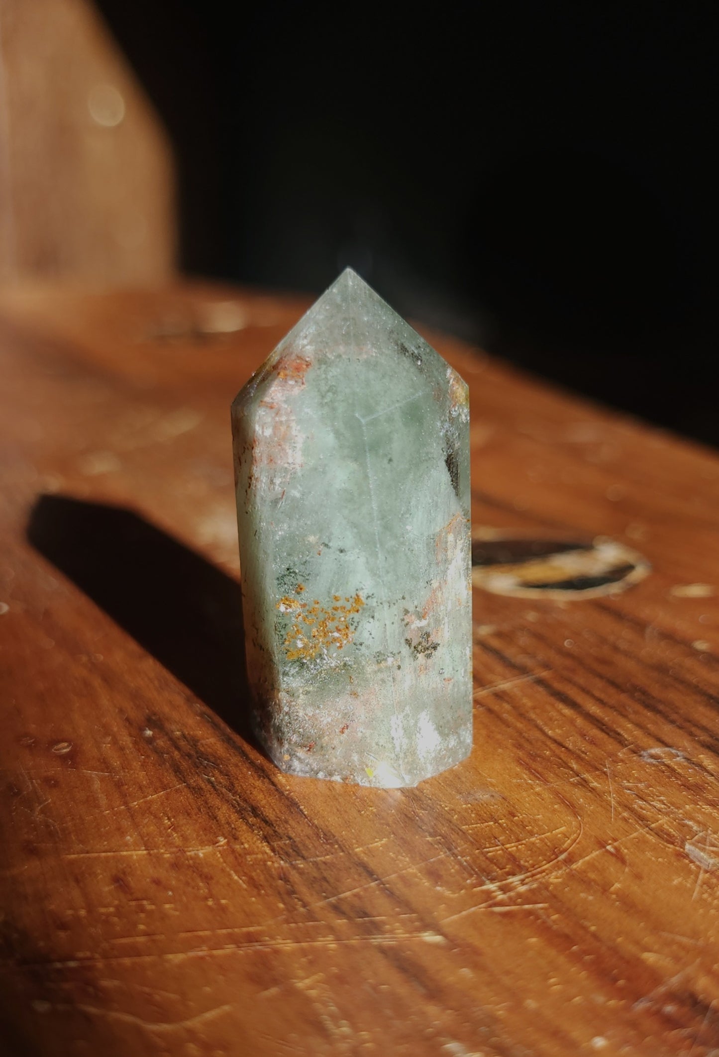 Lodolite Point AAA Garden Quartz