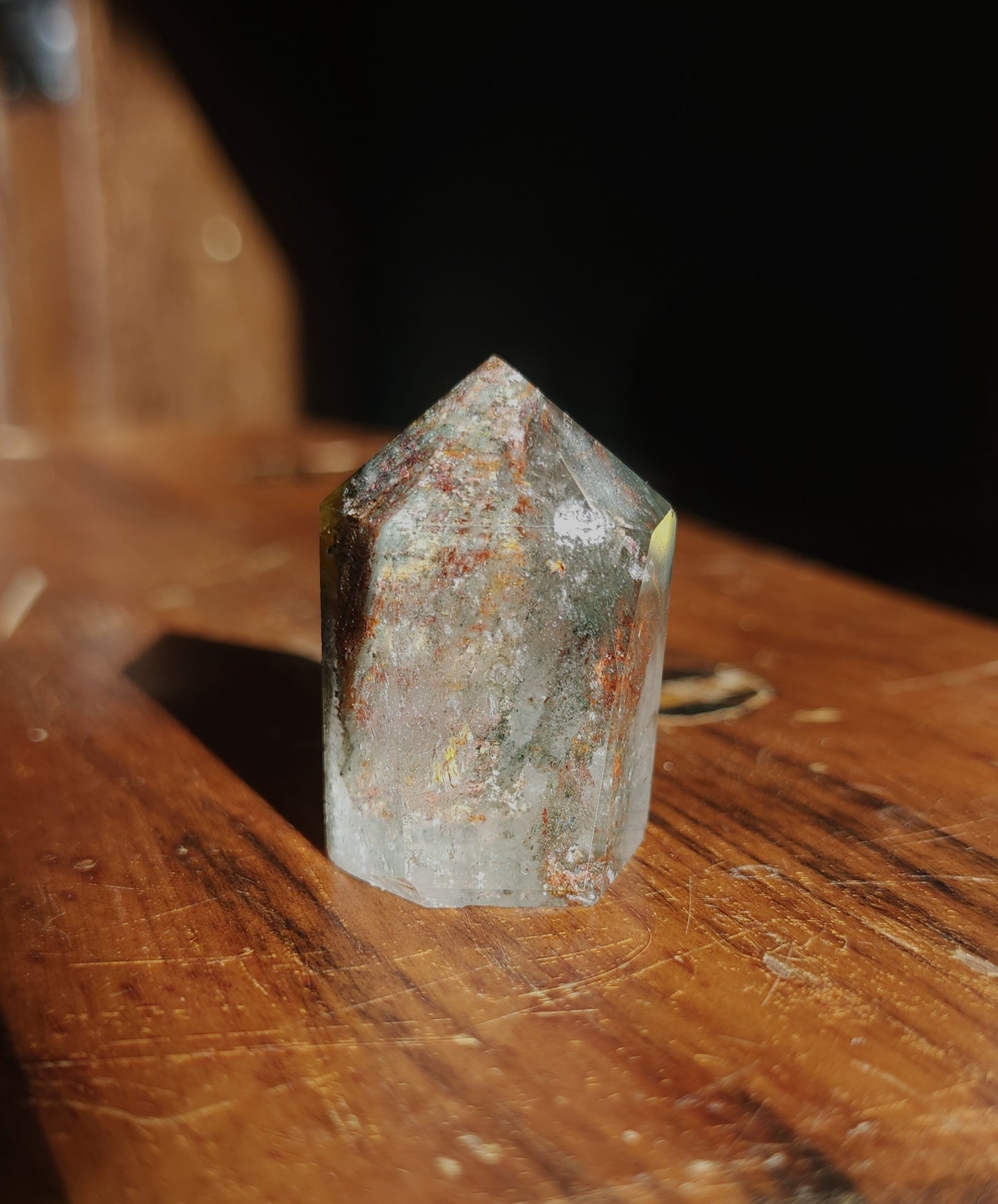 Lodolite Point AAA Garden Quartz