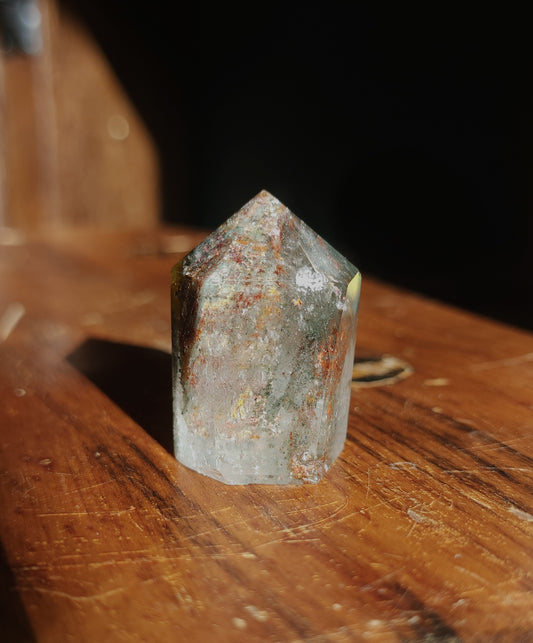 Lodolite Point AAA Garden Quartz