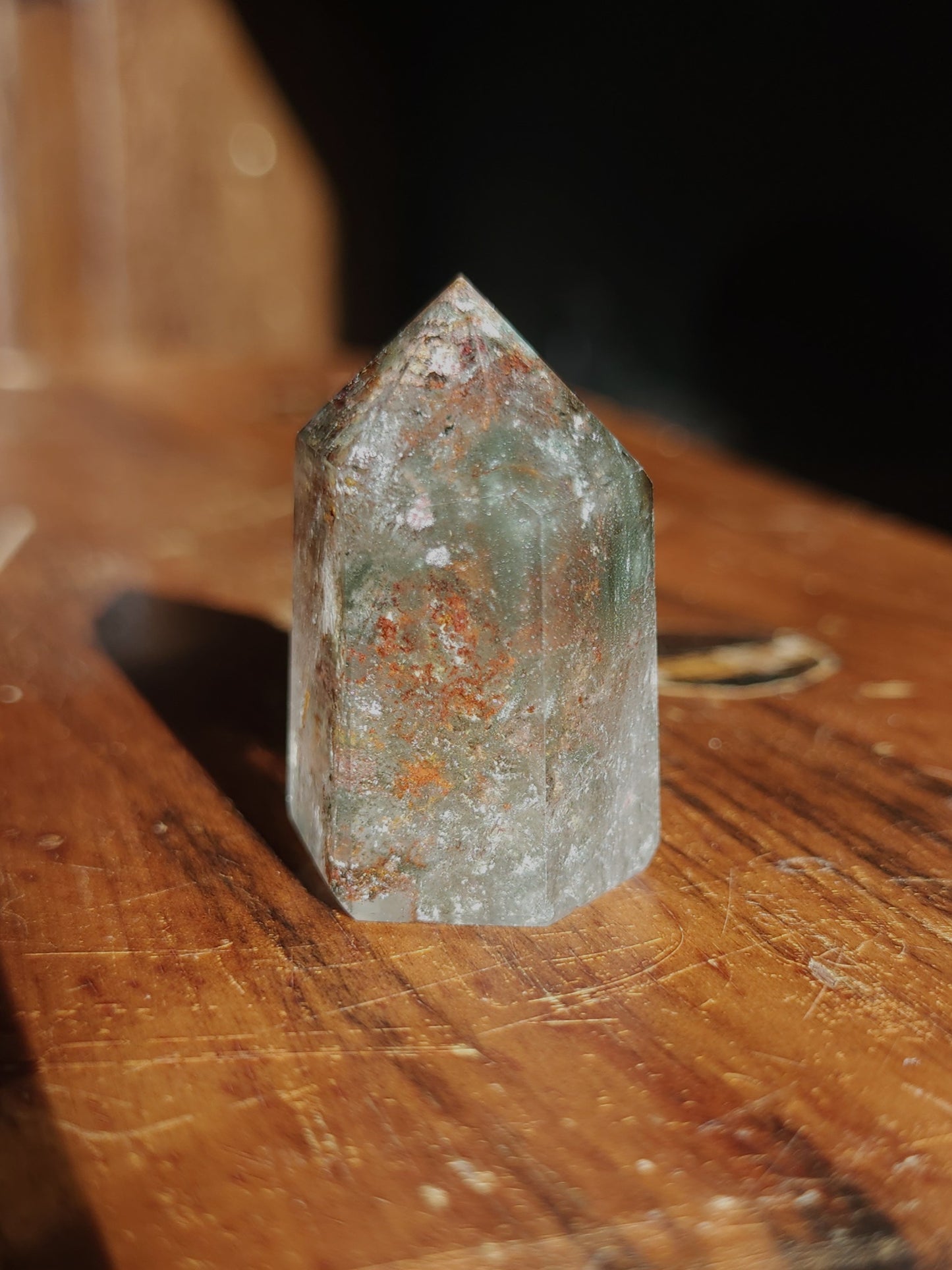 Lodolite Point AAA Garden Quartz