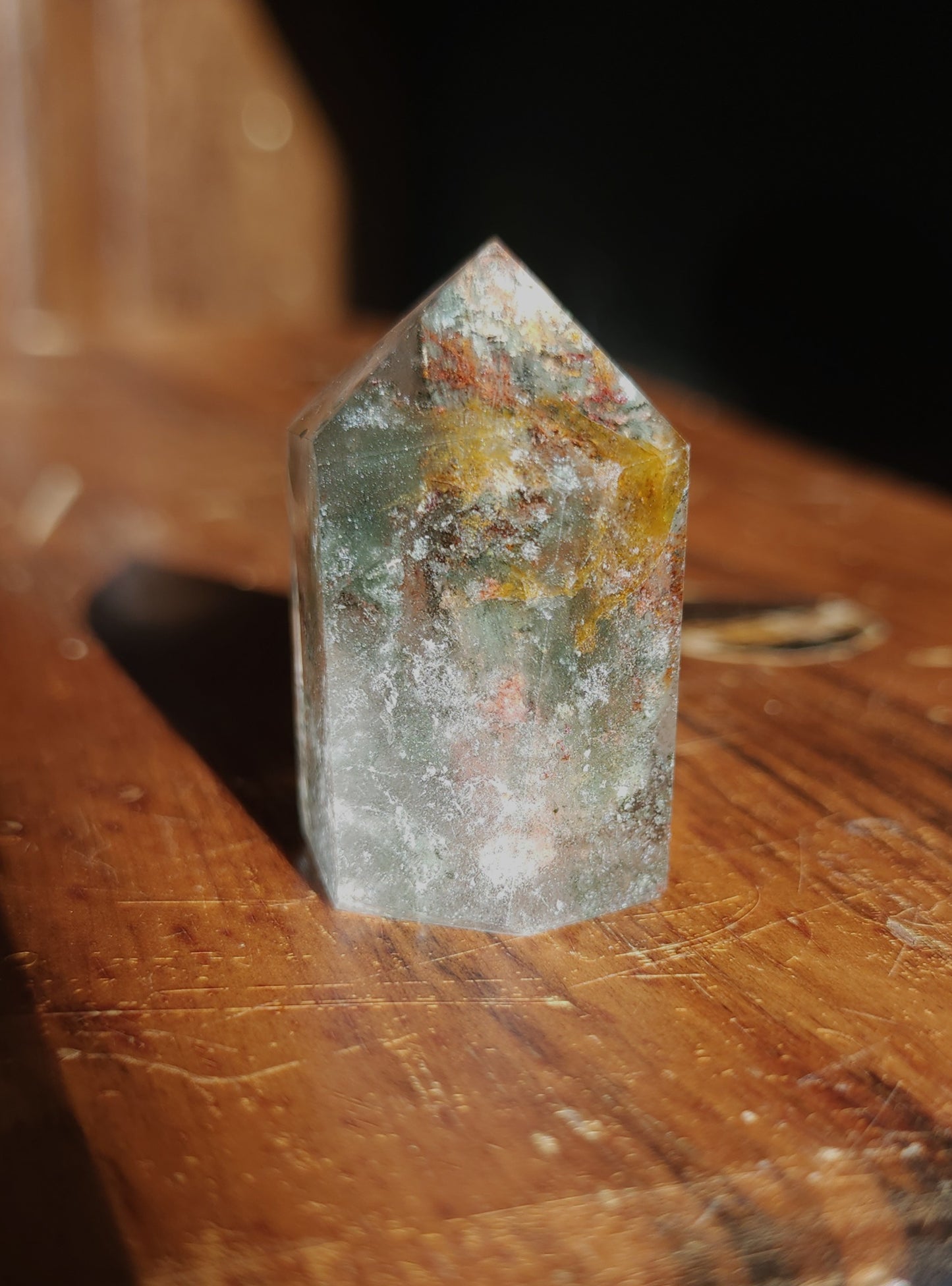 Lodolite Point AAA Garden Quartz