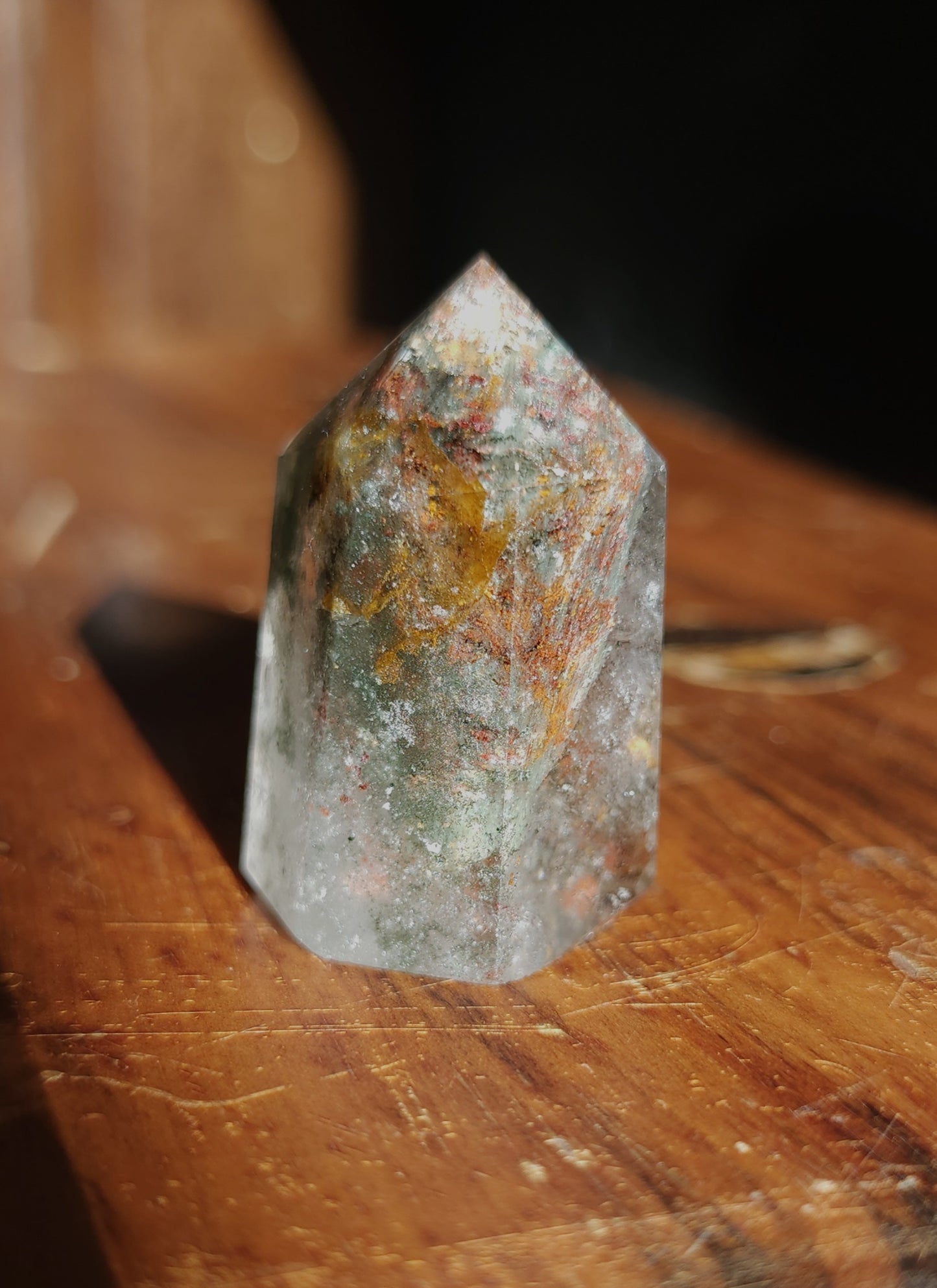 Lodolite Point AAA Garden Quartz