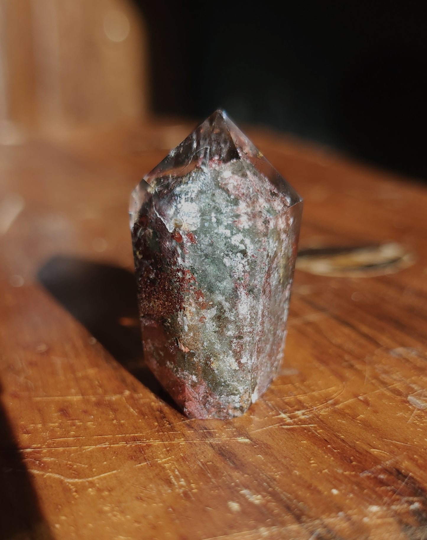 Lodolite Point AAA Garden Quartz