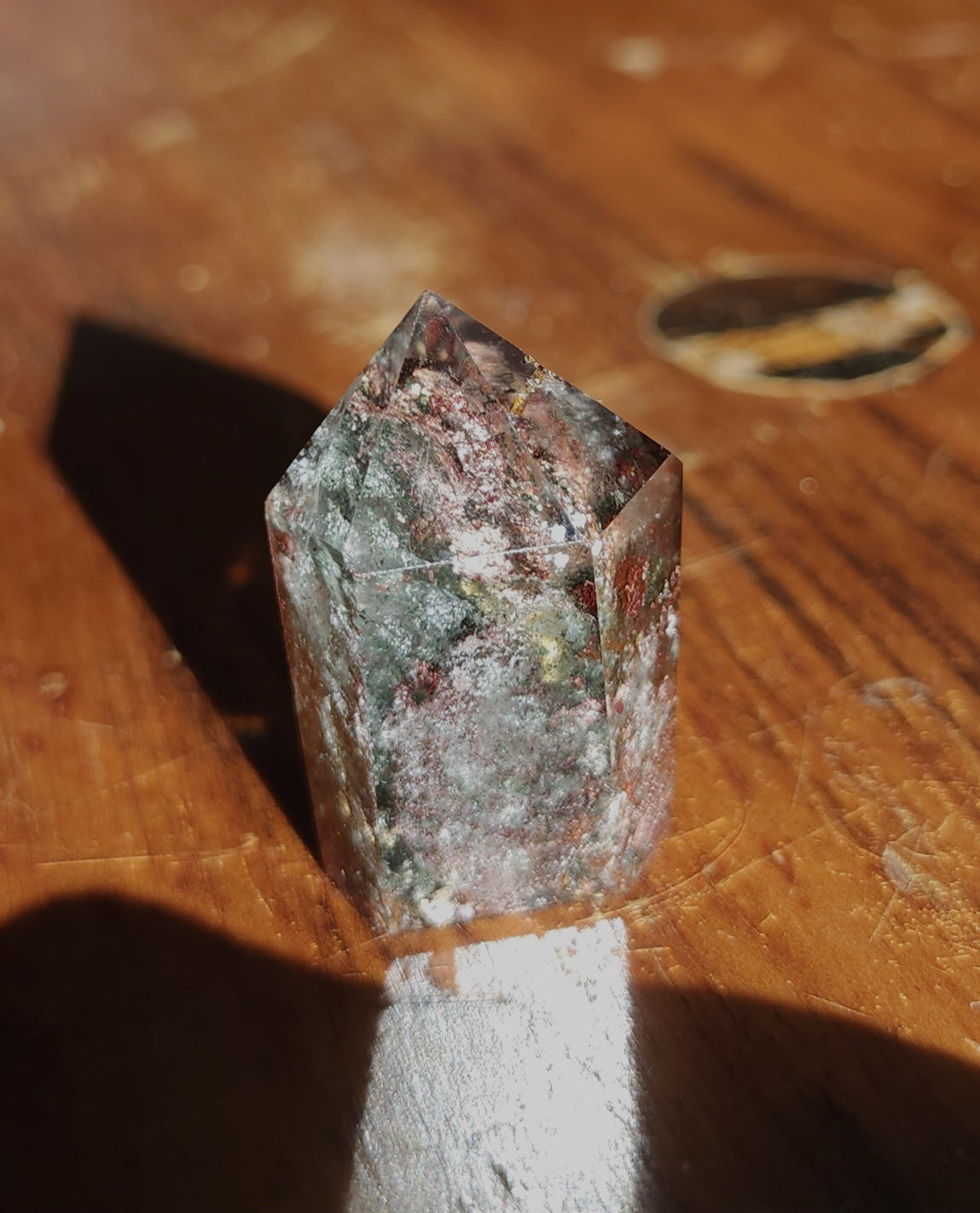 Lodolite Point AAA Garden Quartz