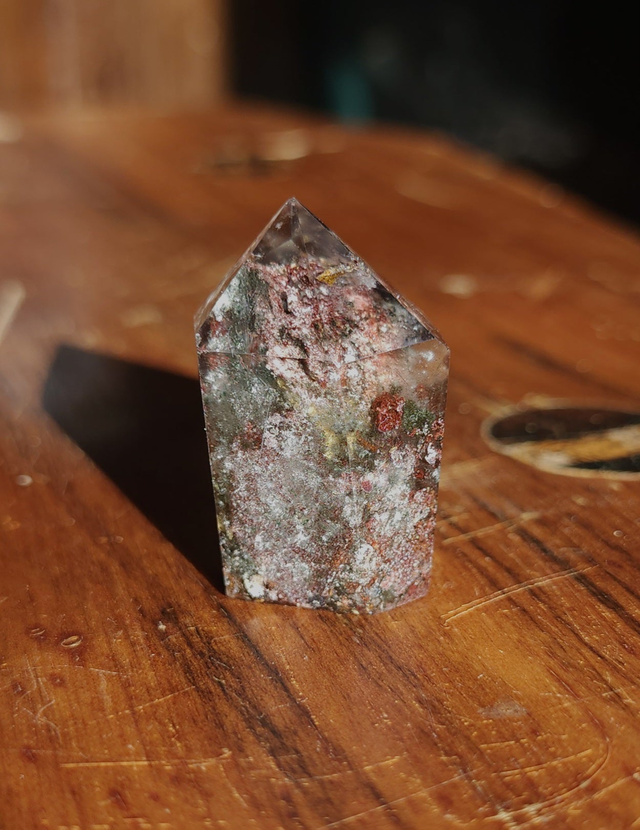 Lodolite Point AAA Garden Quartz