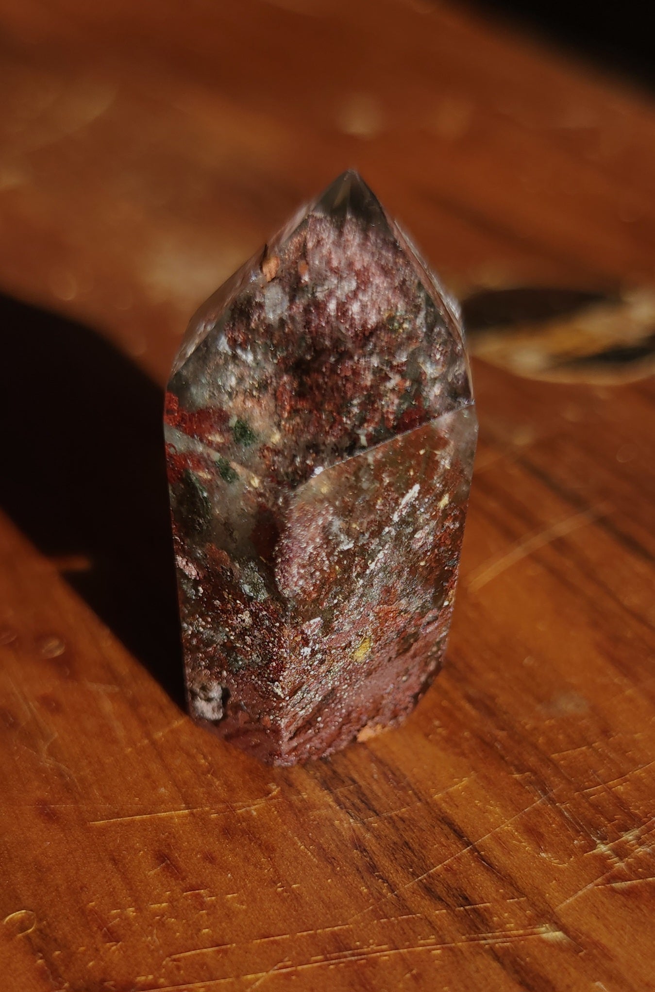 Lodolite Point AAA Garden Quartz