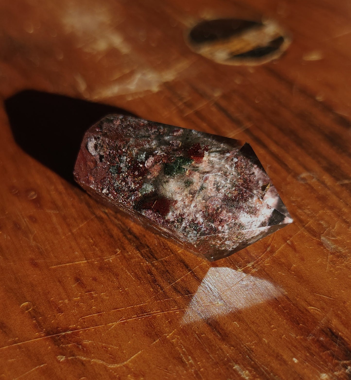 Lodolite Point AAA Garden Quartz