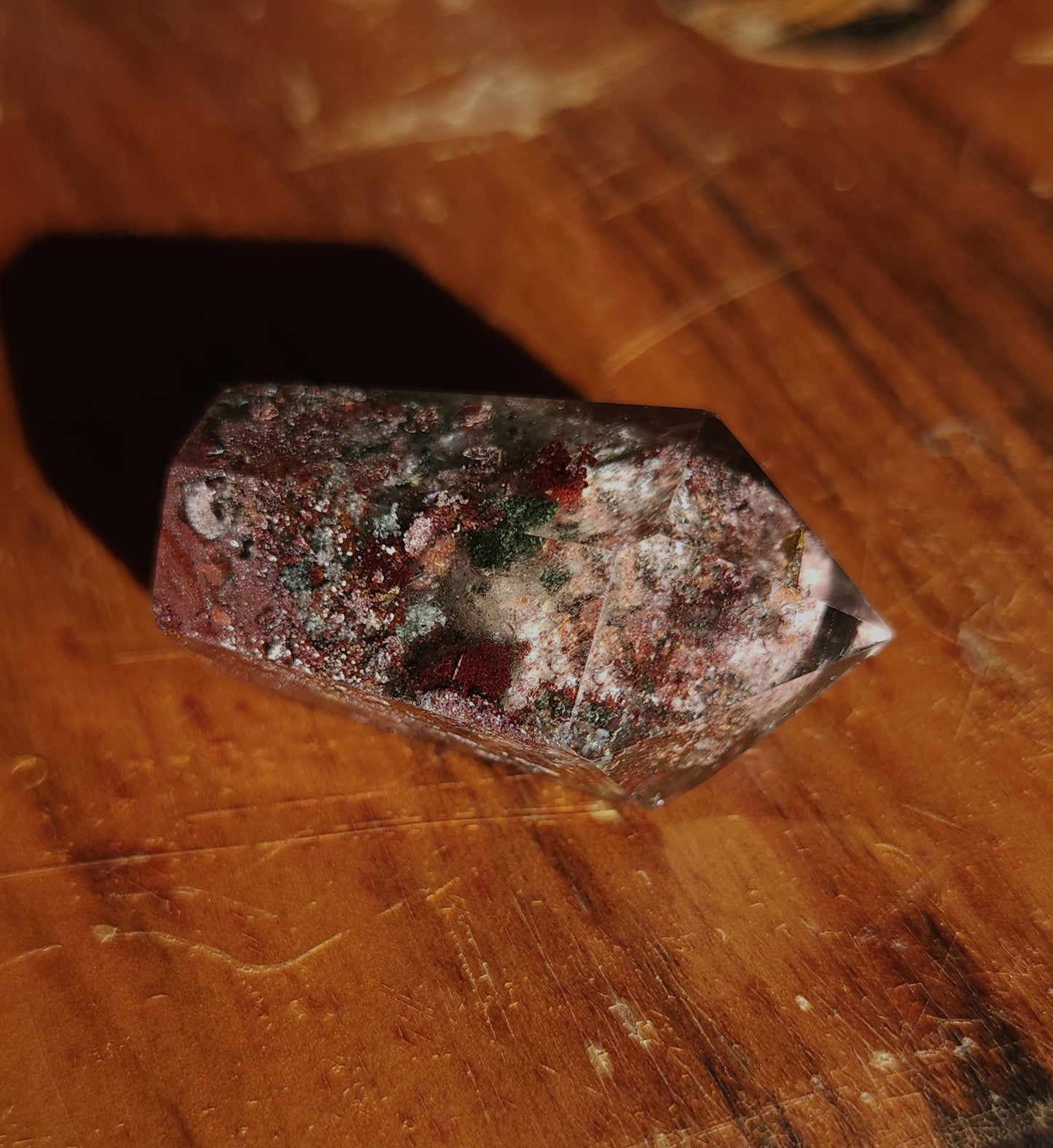 Lodolite Point AAA Garden Quartz