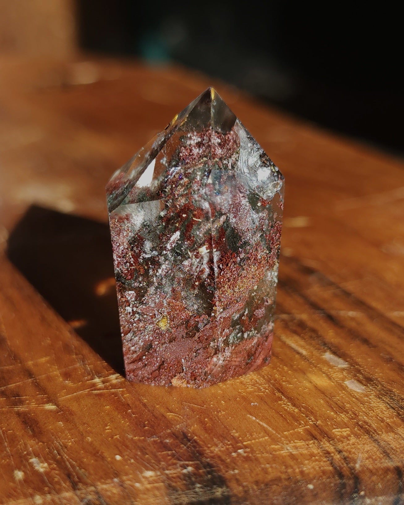 Lodolite Point AAA Garden Quartz
