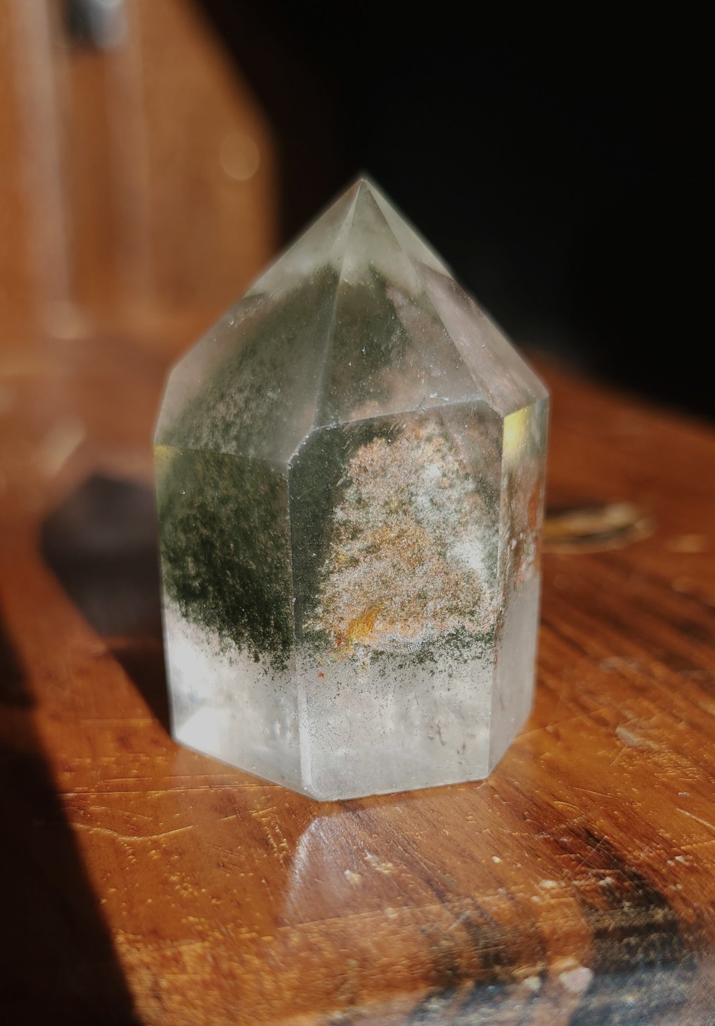Lodolite Point AAA Garden Quartz