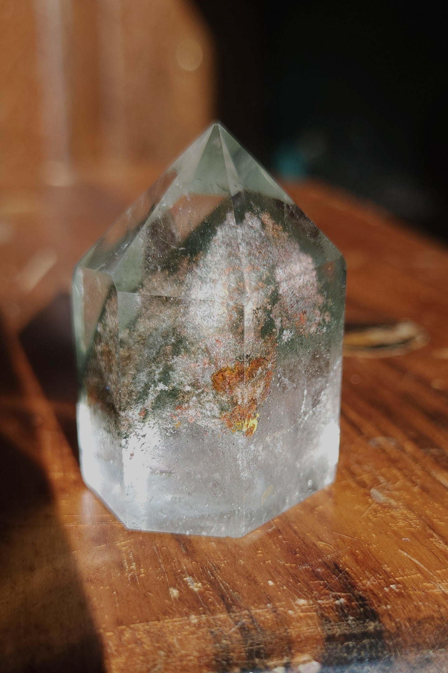 Lodolite Point AAA Garden Quartz