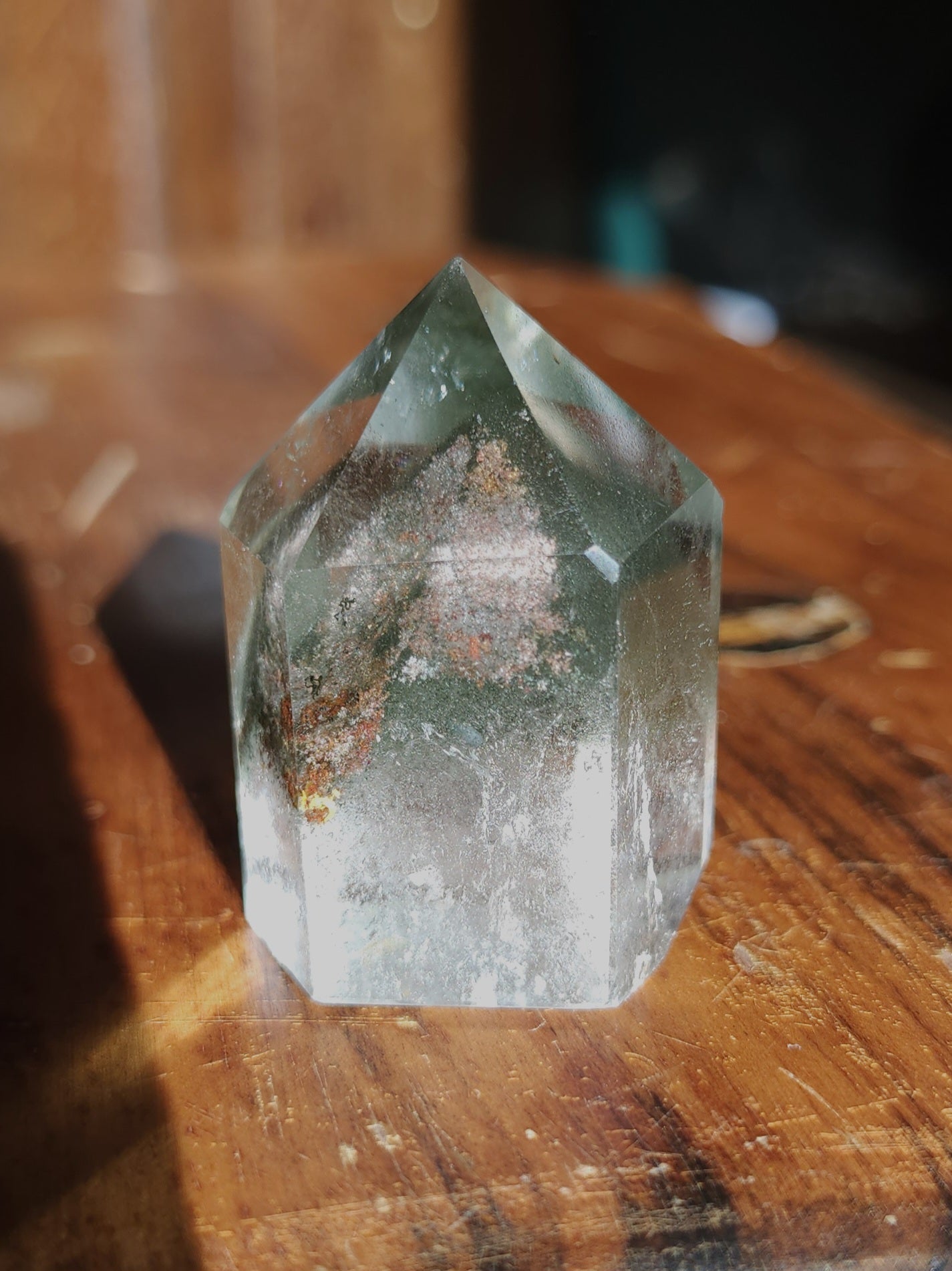 Lodolite Point AAA Garden Quartz