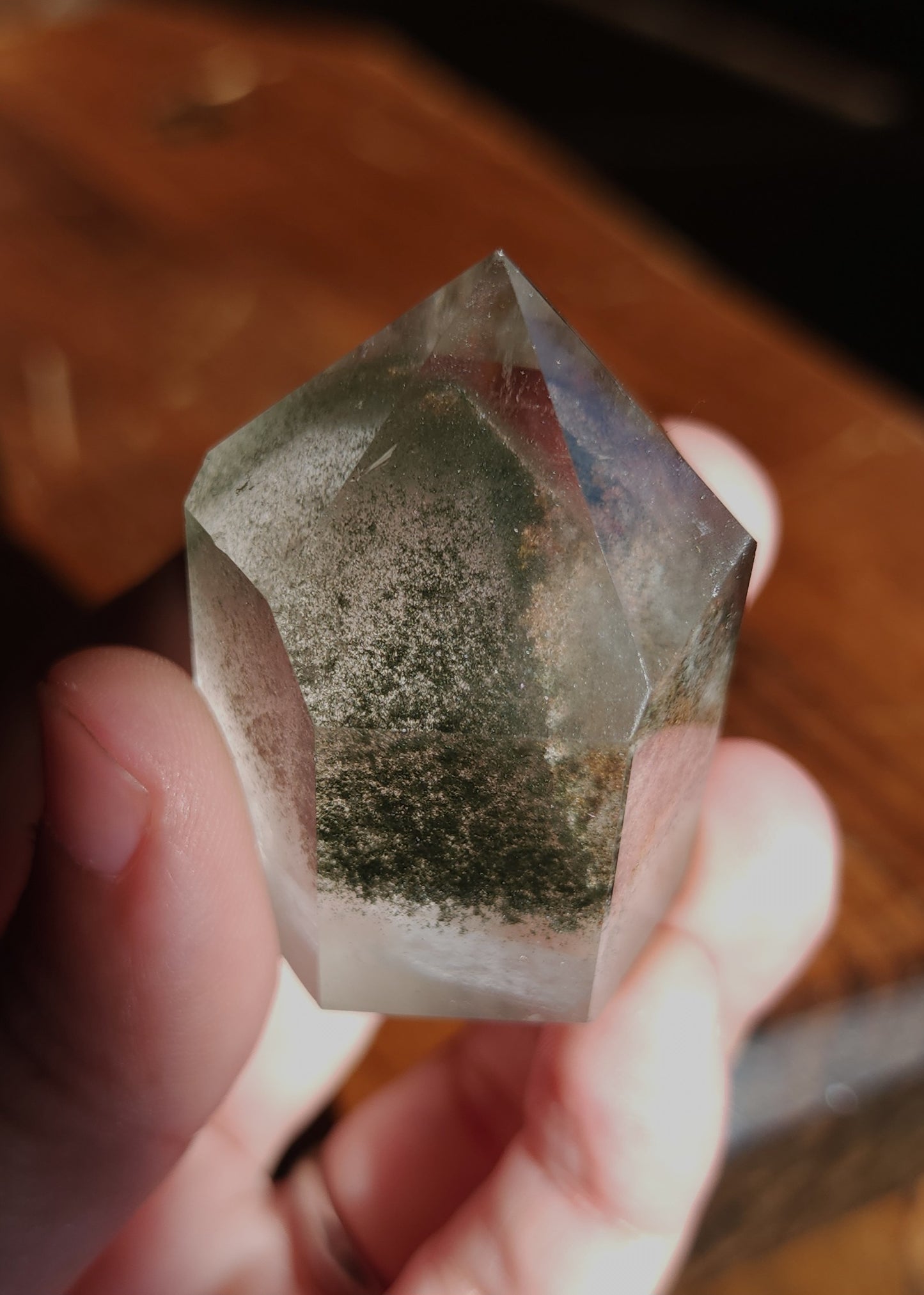 Lodolite Point AAA Garden Quartz