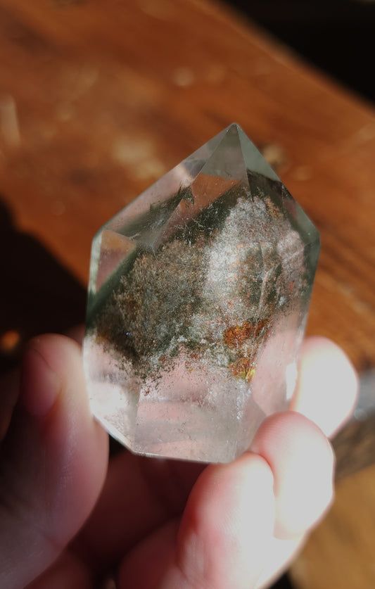 Lodolite Point AAA Garden Quartz