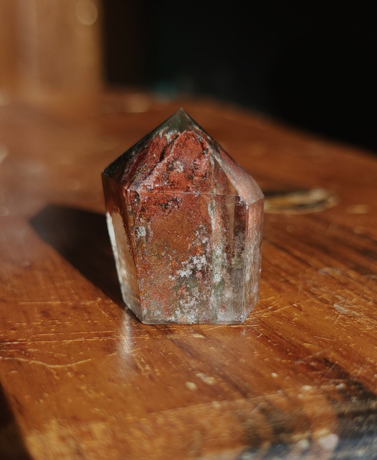 Lodolite Point AAA Garden Quartz