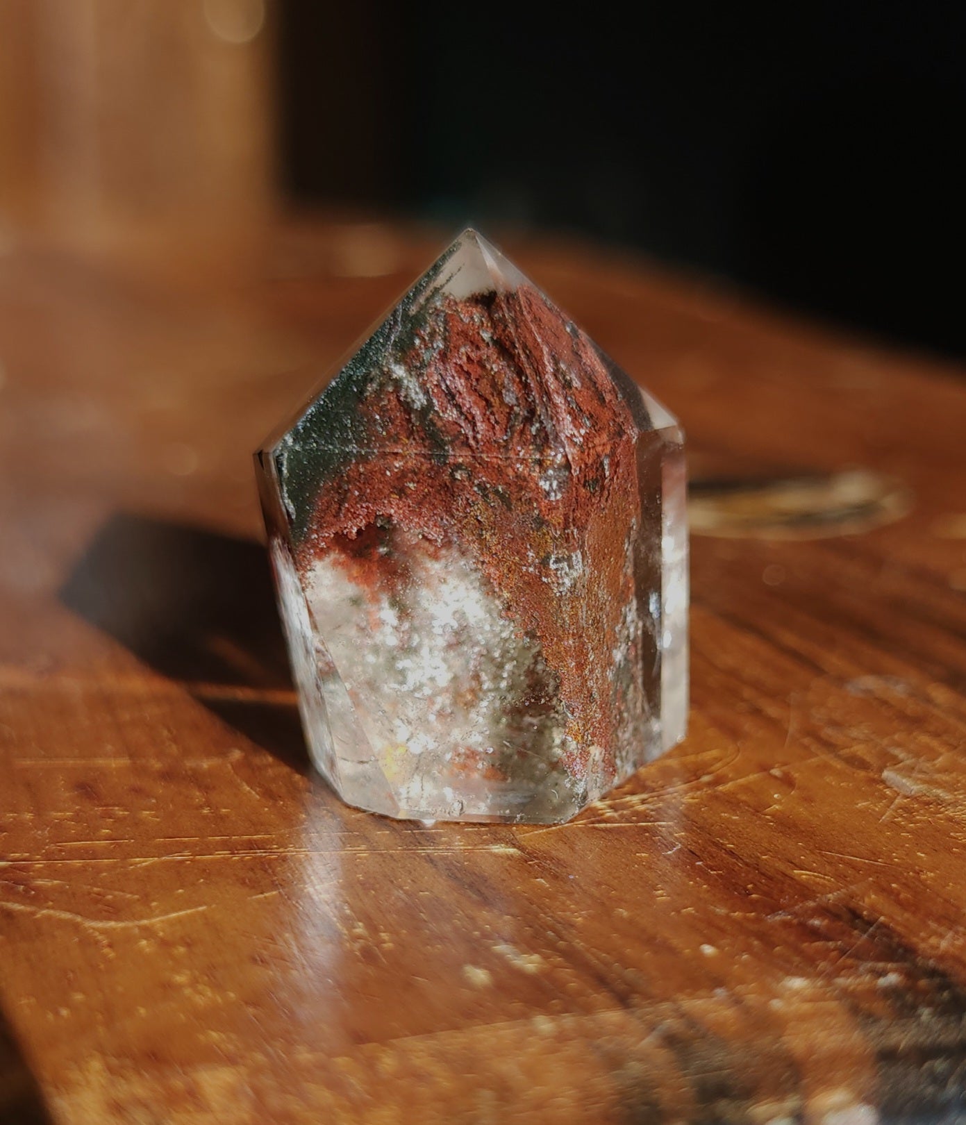 Lodolite Point AAA Garden Quartz
