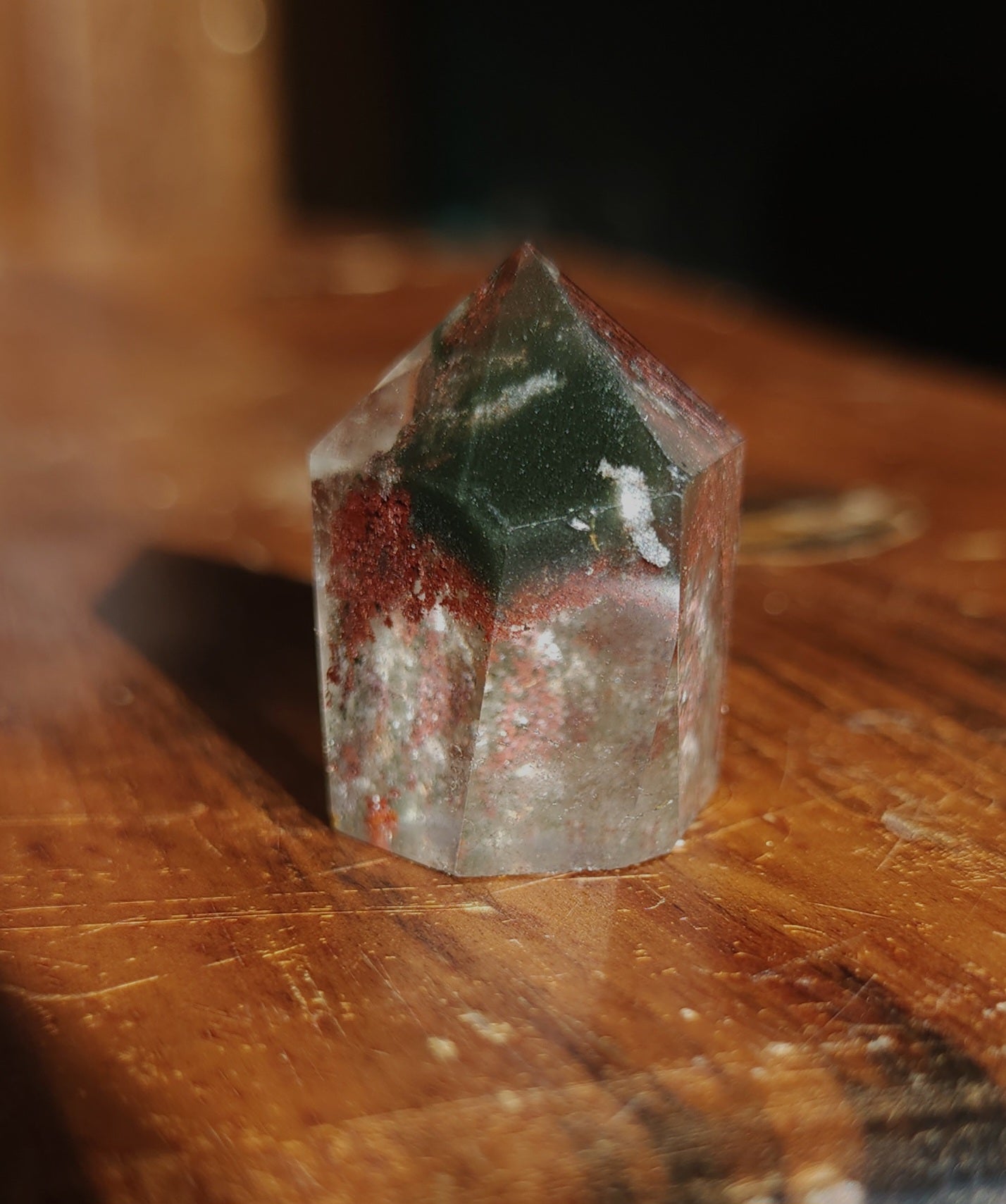 Lodolite Point AAA Garden Quartz