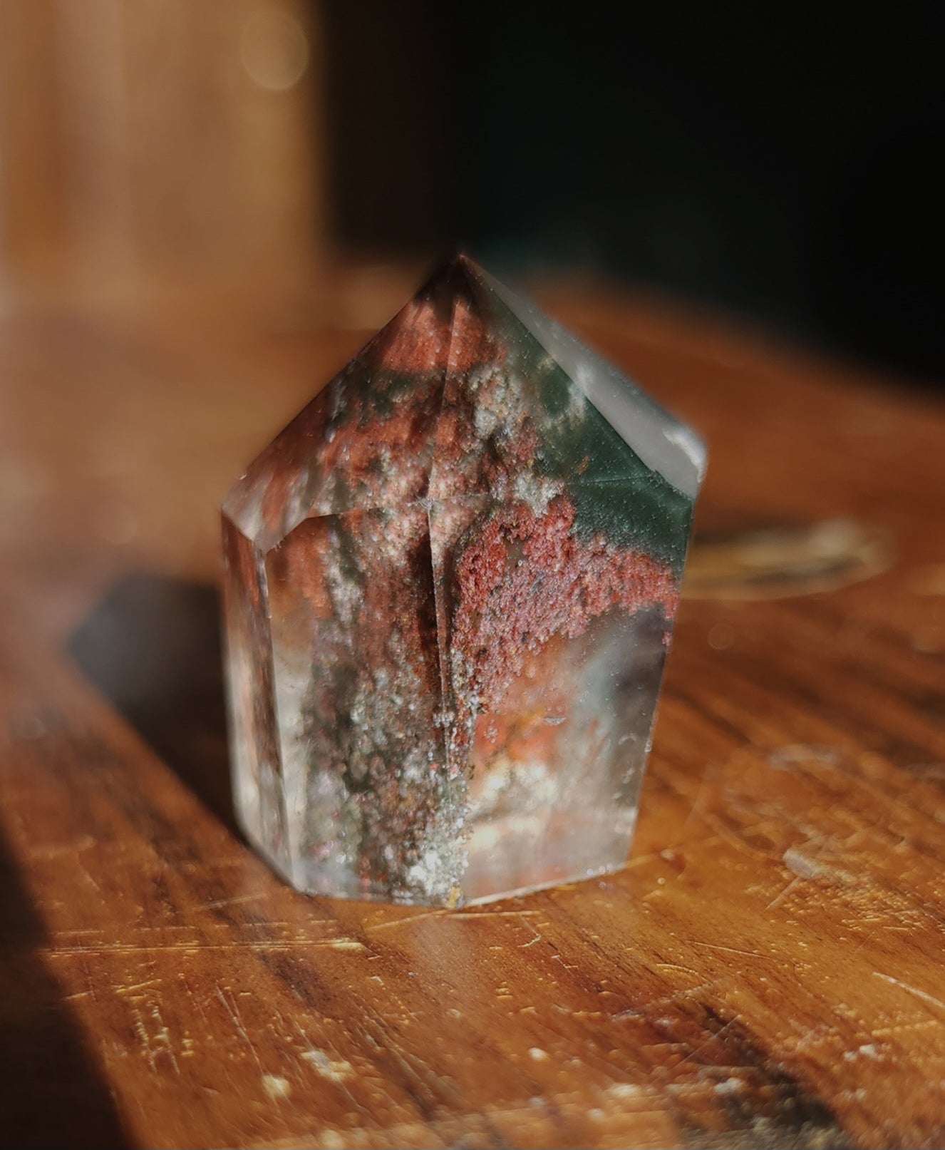 Lodolite Point AAA Garden Quartz