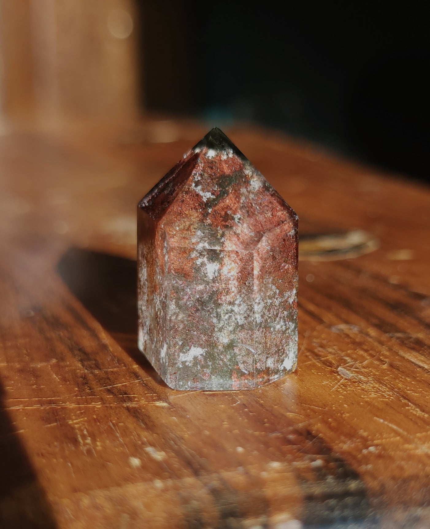 Lodolite Point AAA Garden Quartz