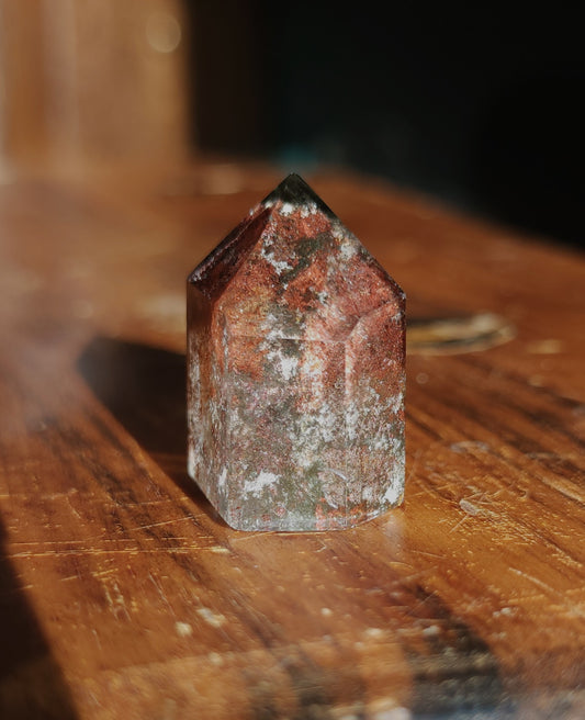 Lodolite Point AAA Garden Quartz