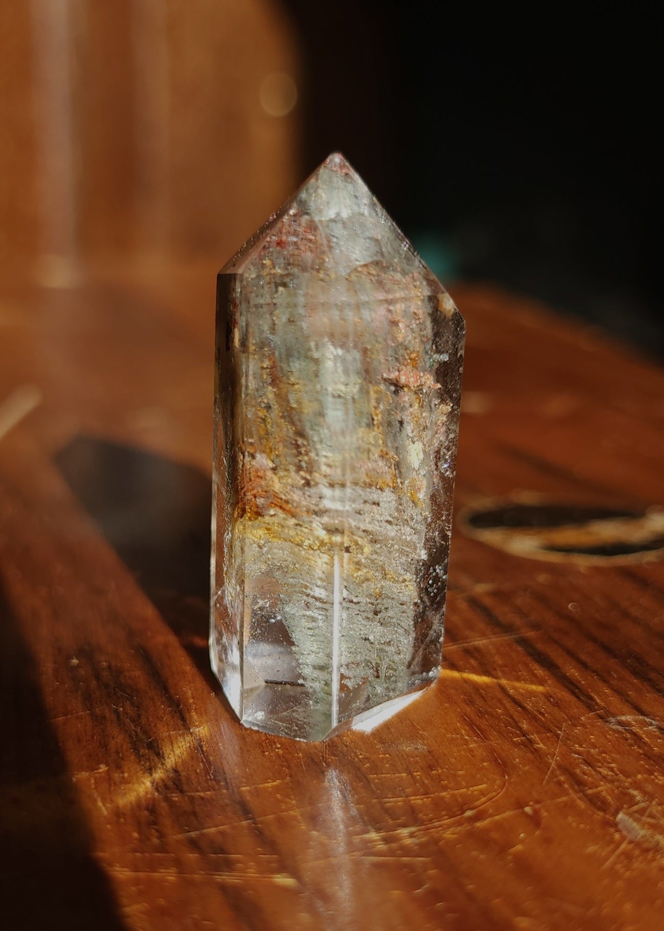Lodolite Point AAA Garden Quartz