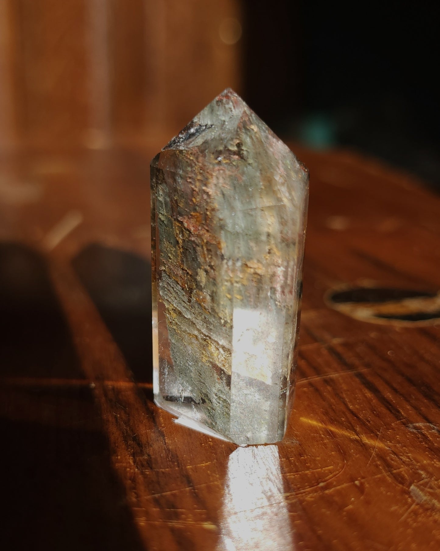 Lodolite Point AAA Garden Quartz