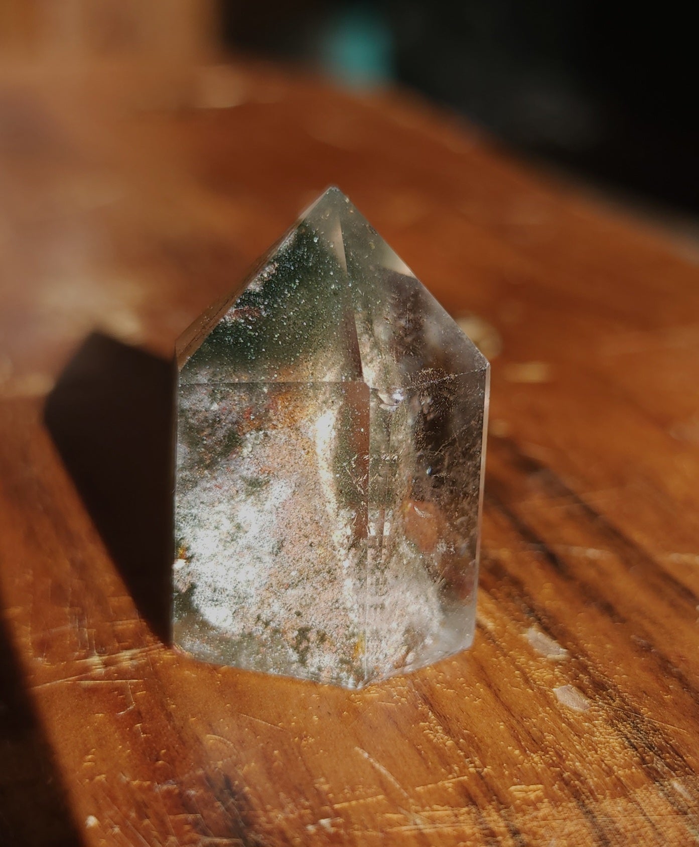 Lodolite Point AAA Garden Quartz