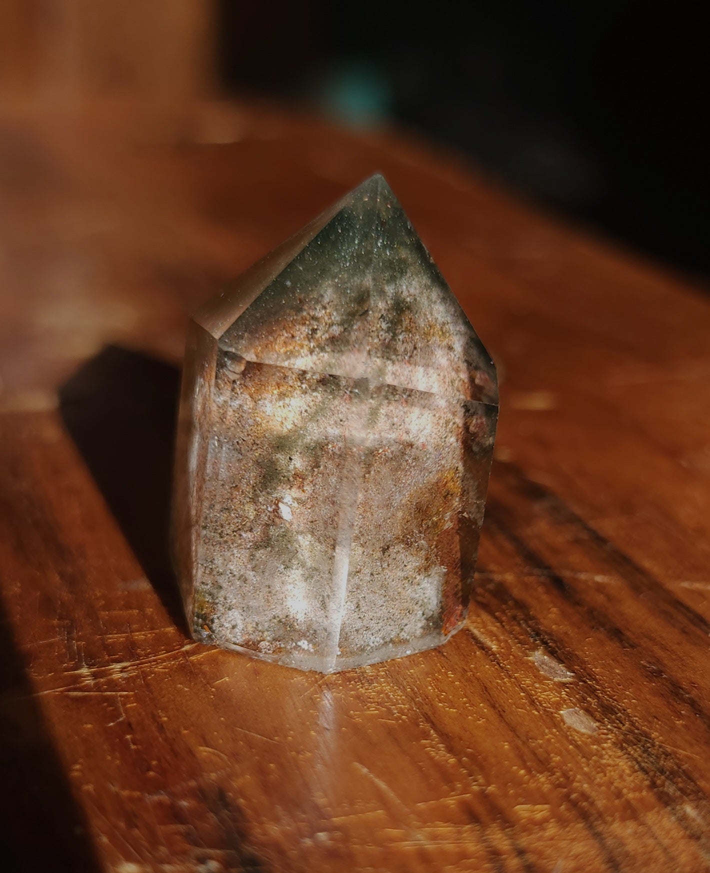 Lodolite Point AAA Garden Quartz