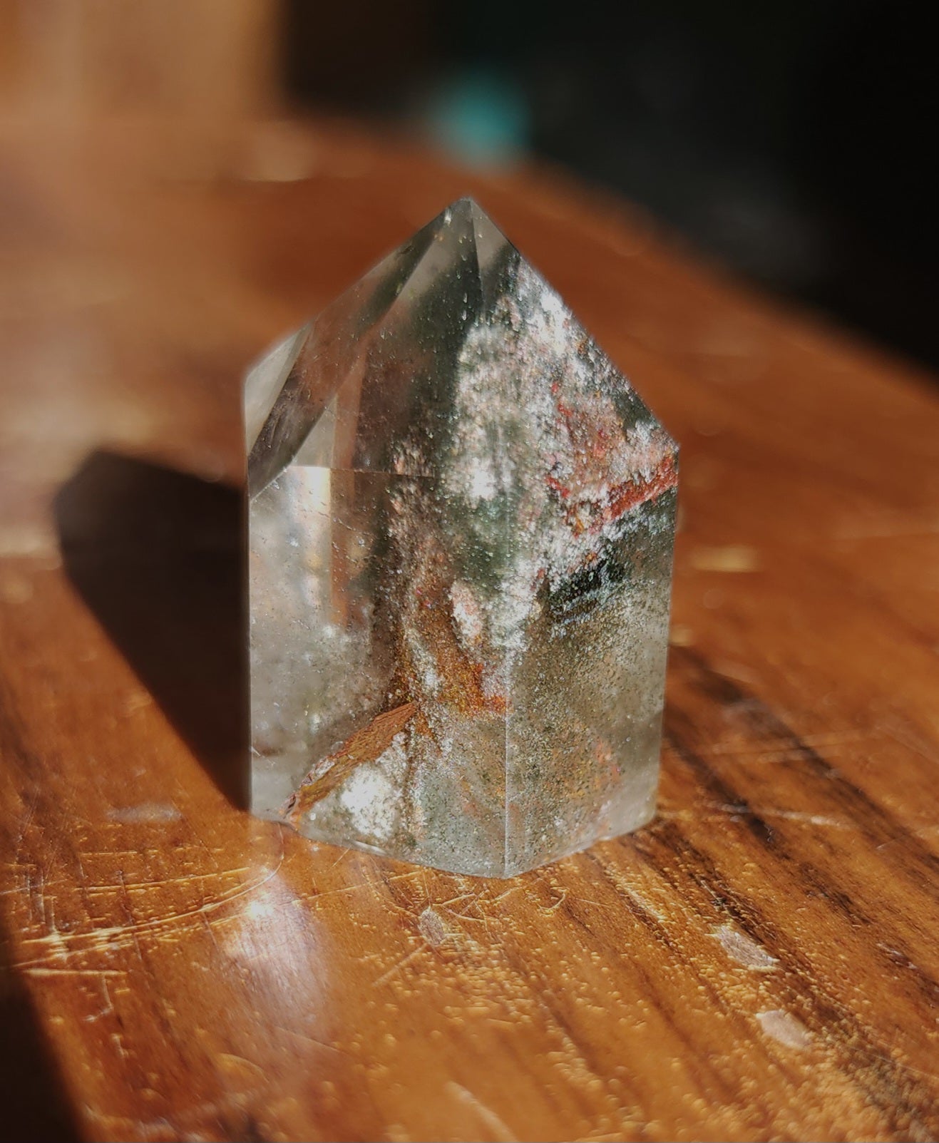 Lodolite Point AAA Garden Quartz
