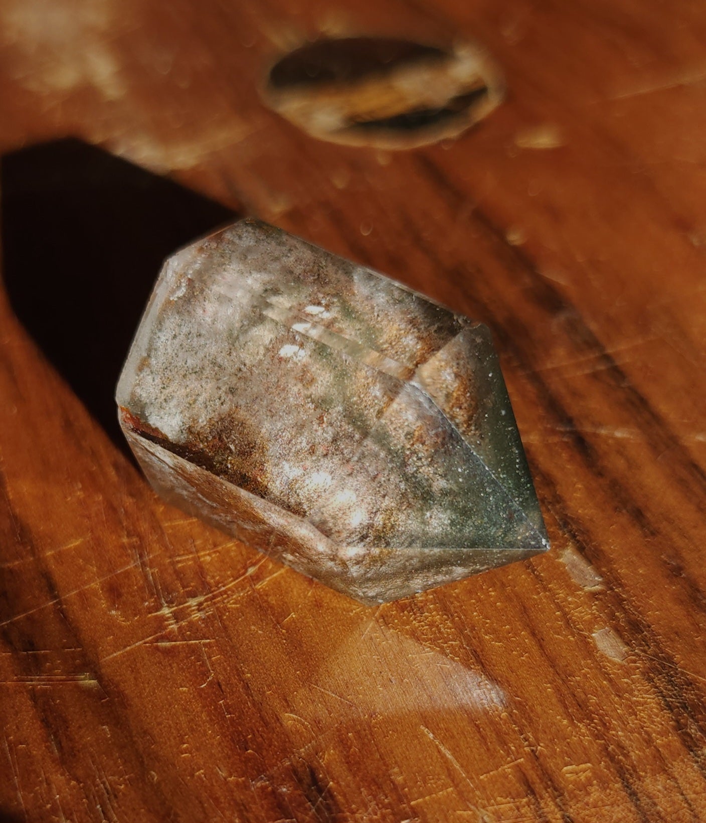 Lodolite Point AAA Garden Quartz