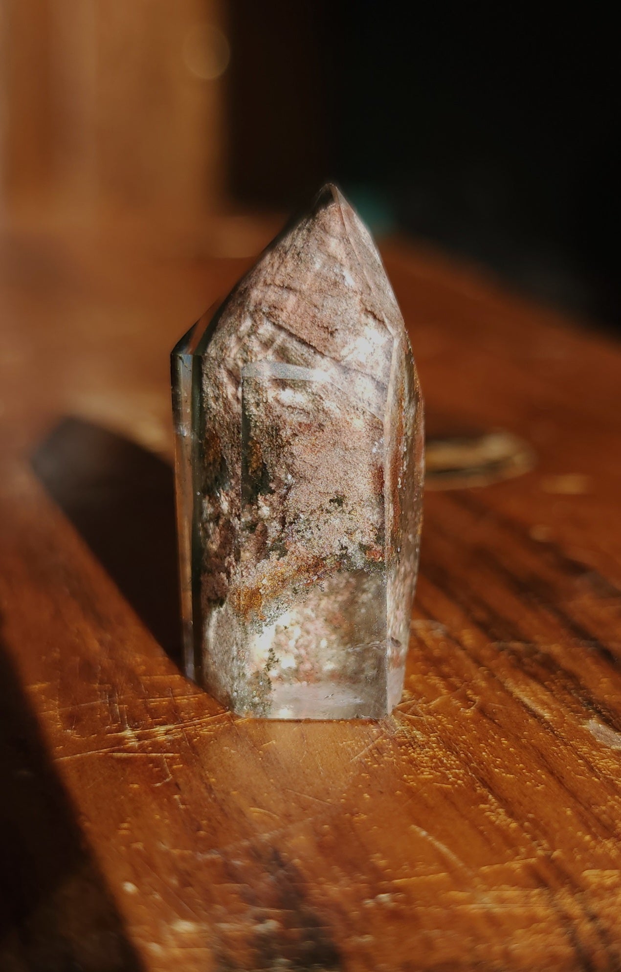 Lodolite Point AAA Garden Quartz