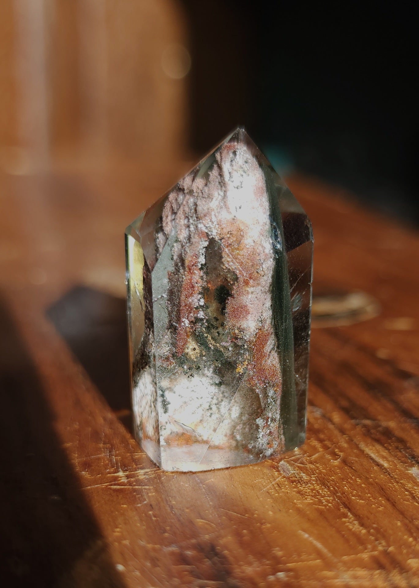 Lodolite Point AAA Garden Quartz