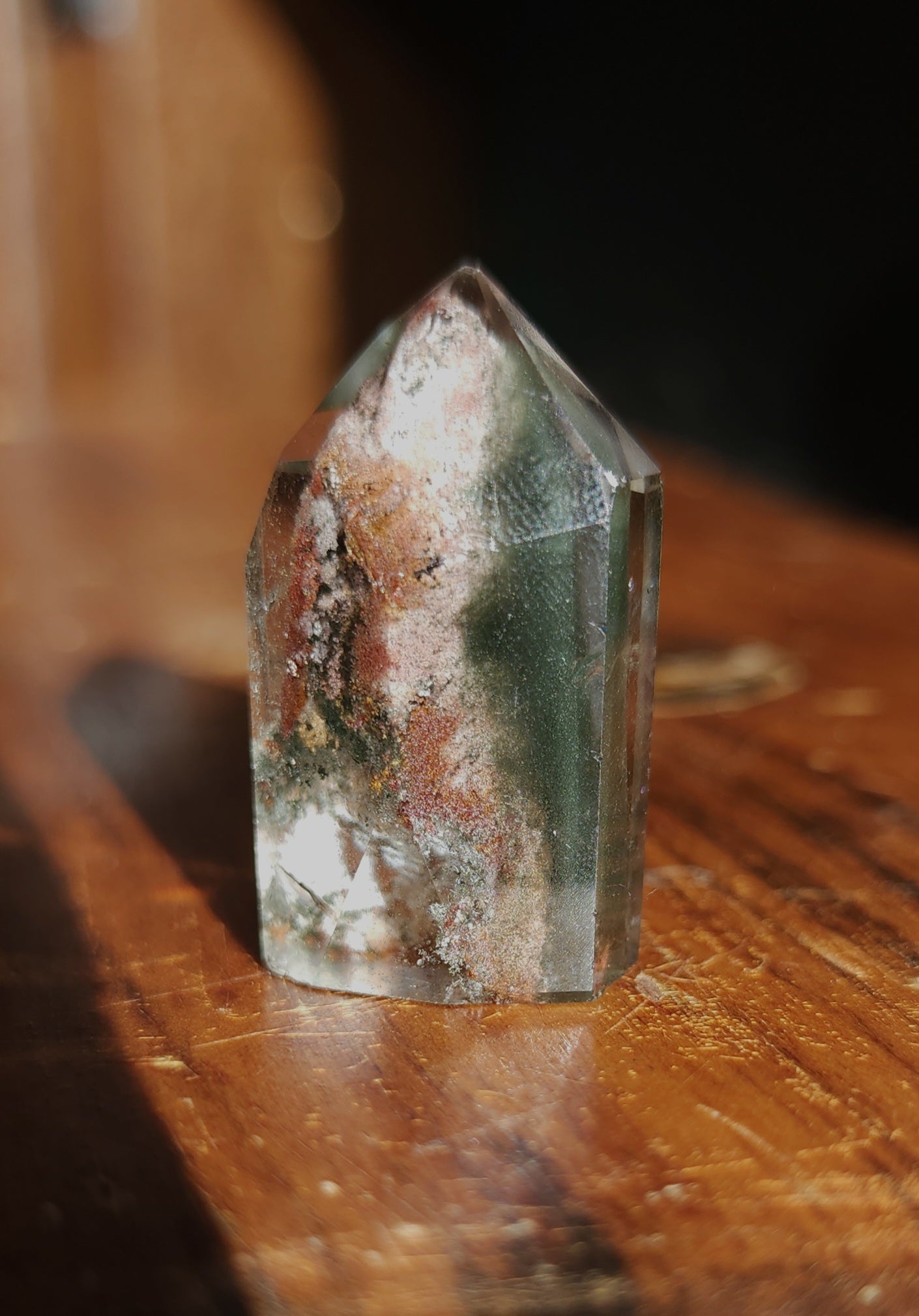 Lodolite Point AAA Garden Quartz