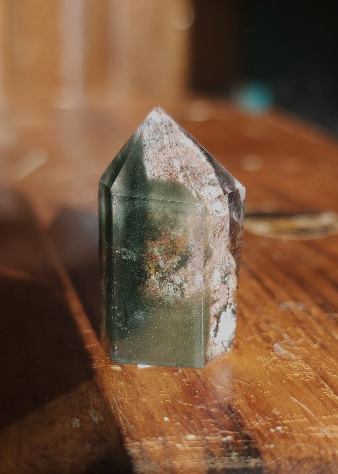 Lodolite Point AAA Garden Quartz