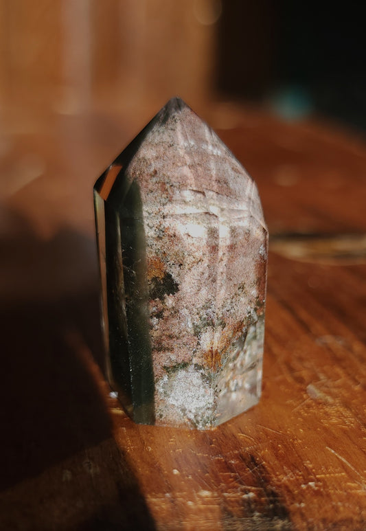 Lodolite Point AAA Garden Quartz