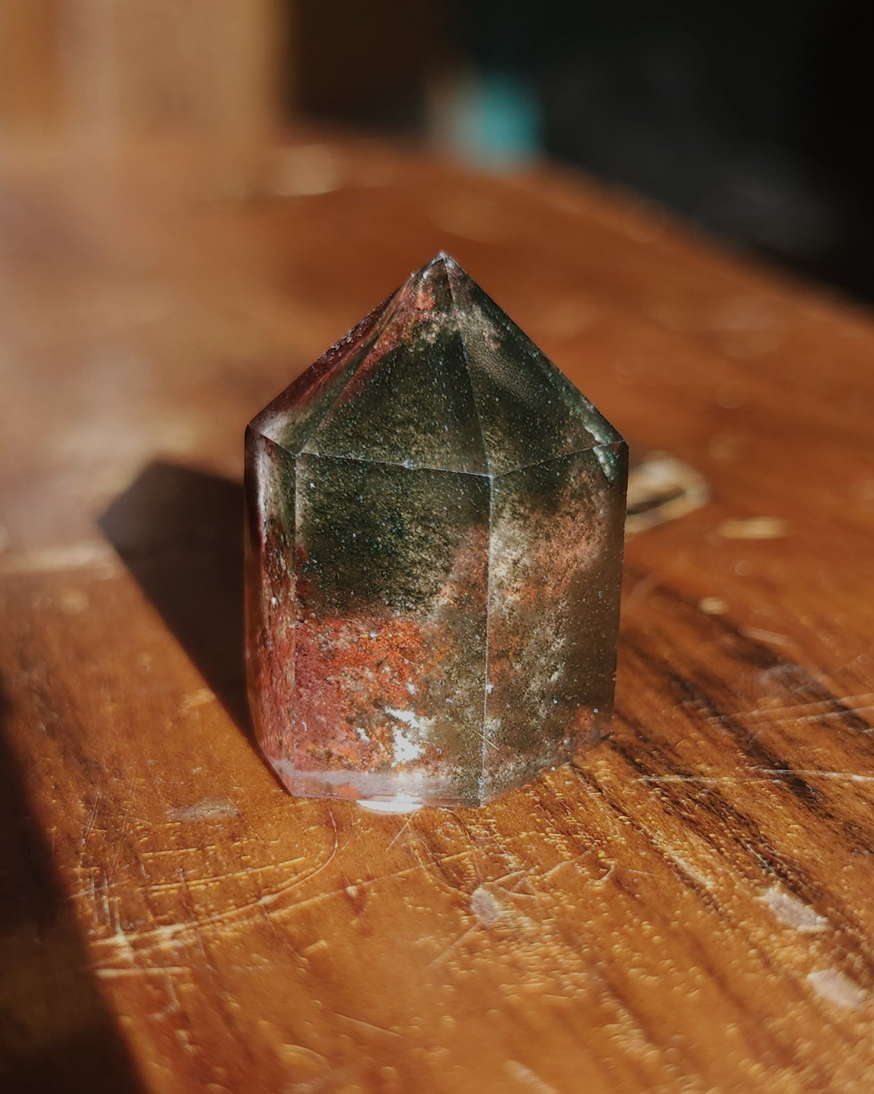 Lodolite Point AAA Garden Quartz