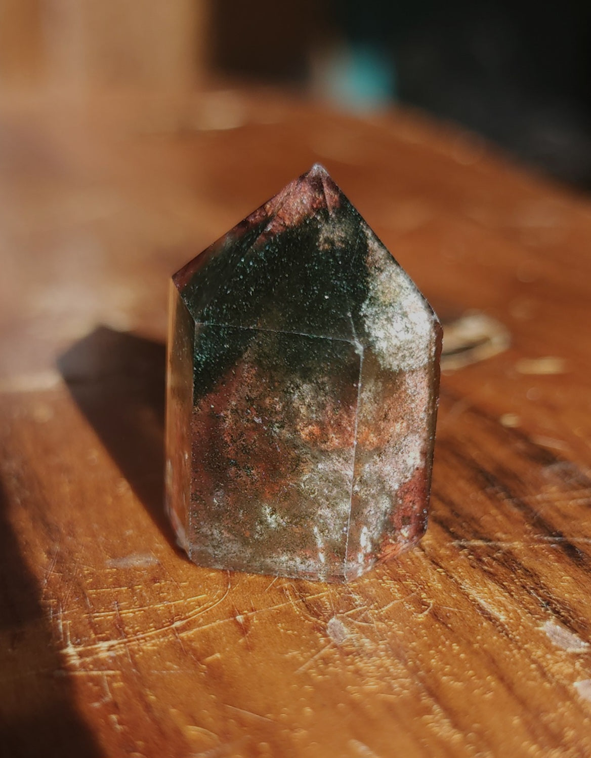 Lodolite Point AAA Garden Quartz