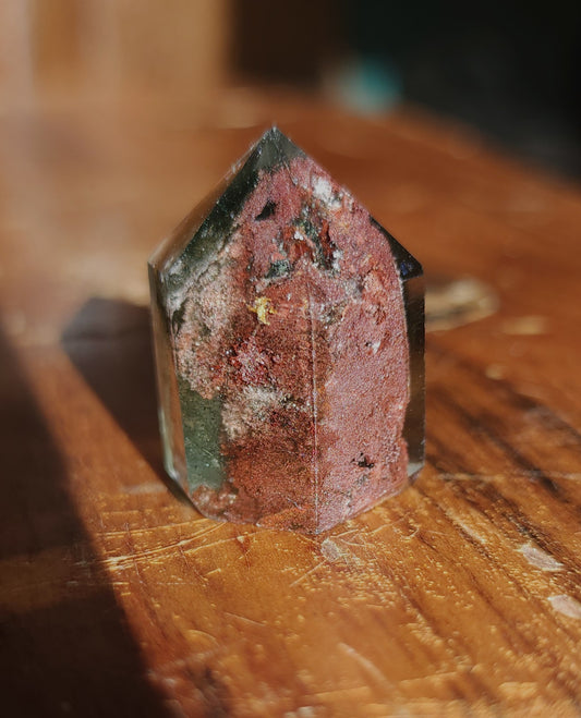 Lodolite Point AAA Garden Quartz