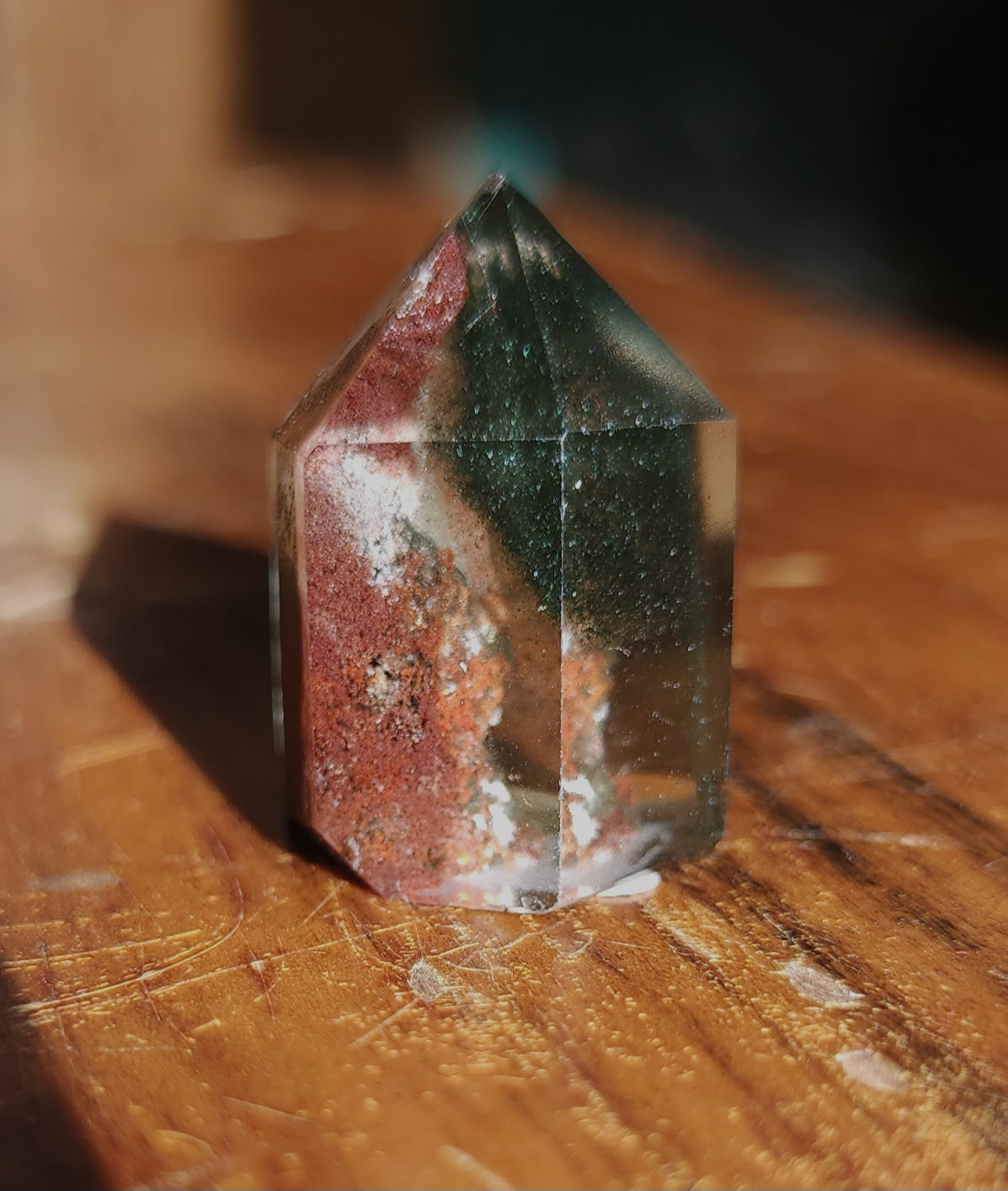 Lodolite Point AAA Garden Quartz